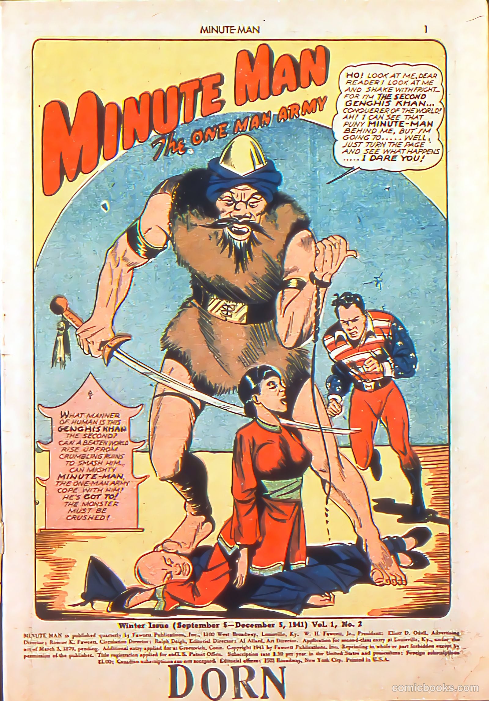 Minute Man #2 (1941) — page 3 of 68