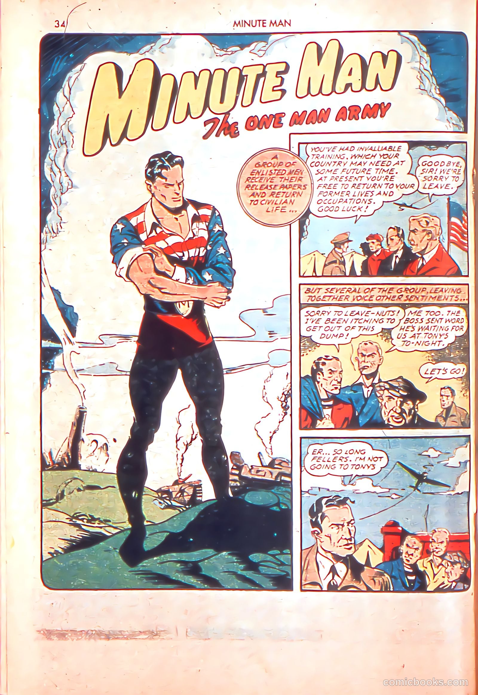 Minute Man #2 (1941) — page 36 of 68