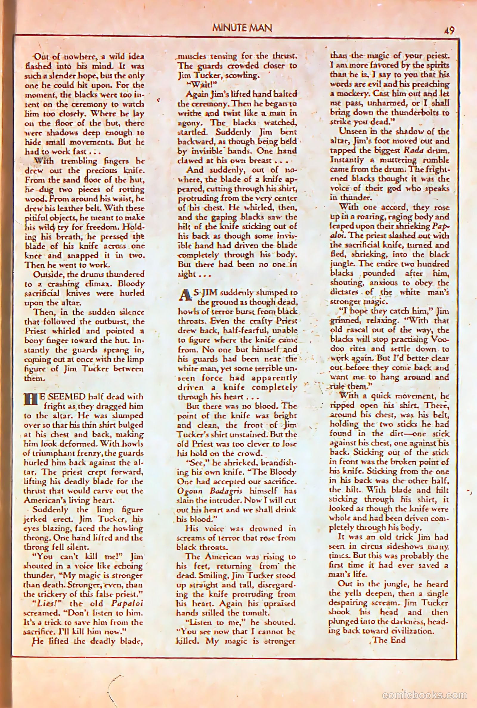 Minute Man #3 (1942) — page 50 of 67