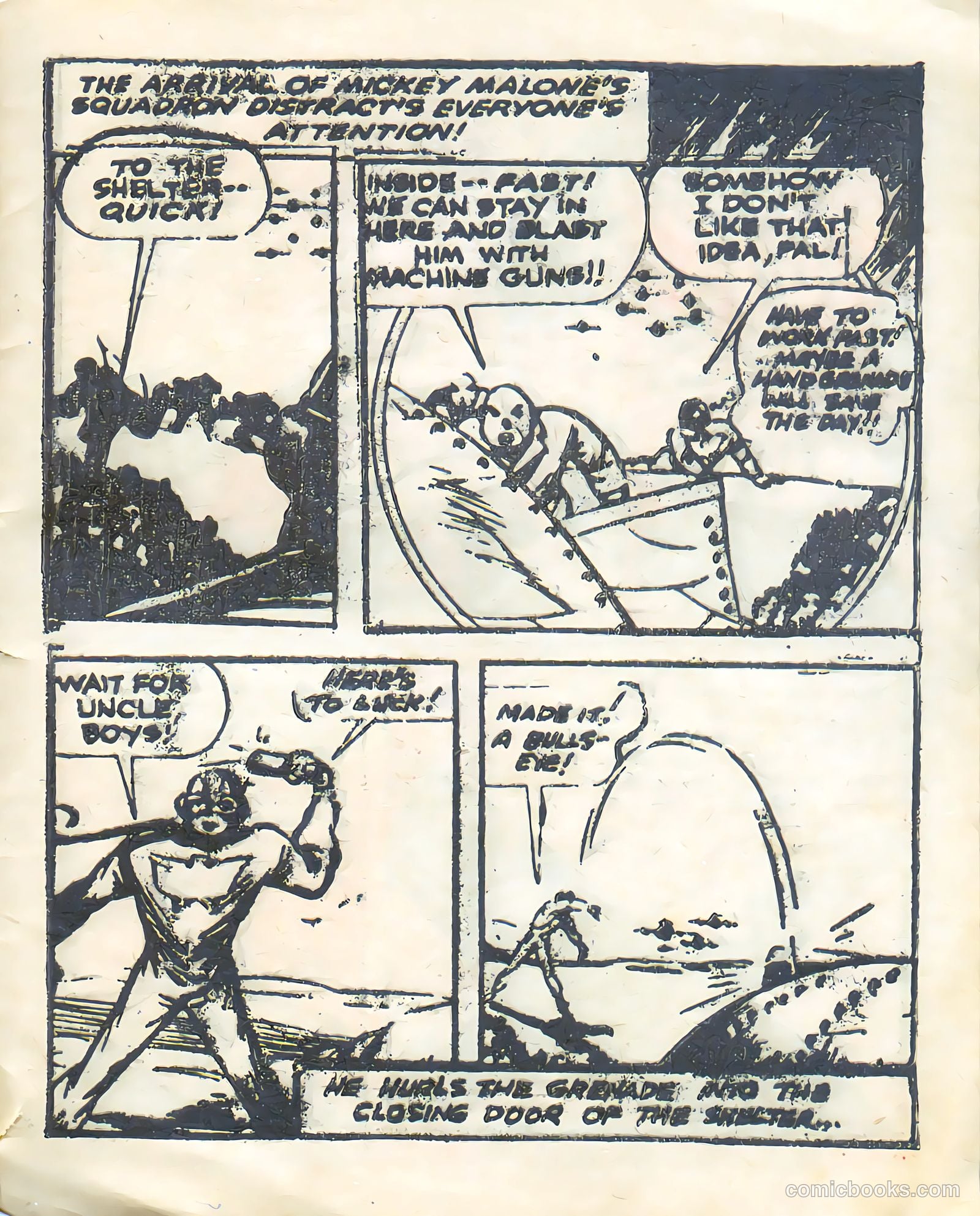 Minute Man [Mighty Midget Comic] #12 (1943) — page 32 of 33