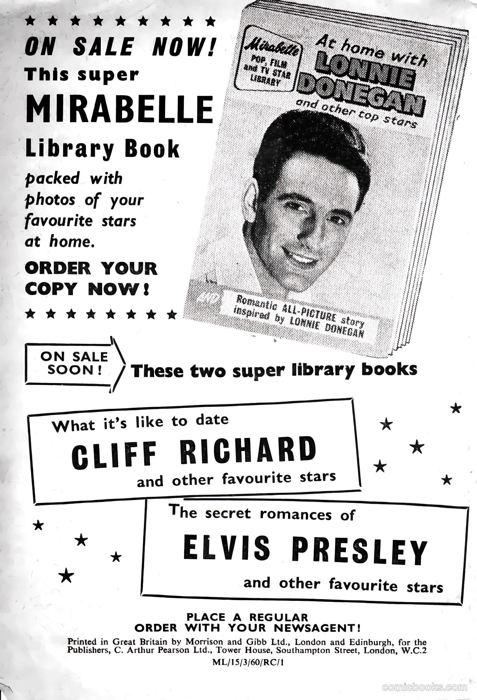 Mirabelle Pop, Film and TV Star Library #1 (1959) — page 66 of 68