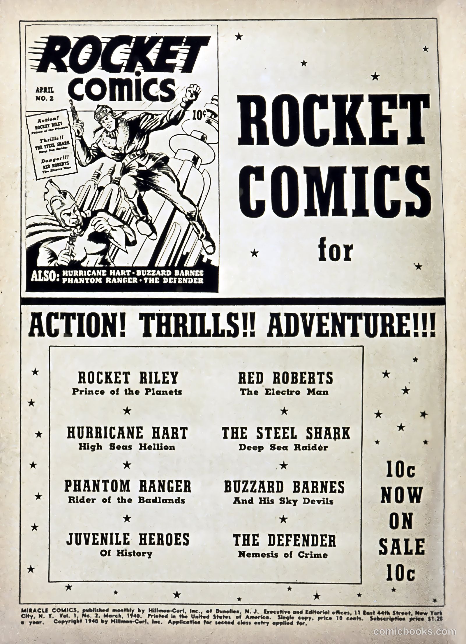 Miracle Comics #2 (1940) — page 2 of 68