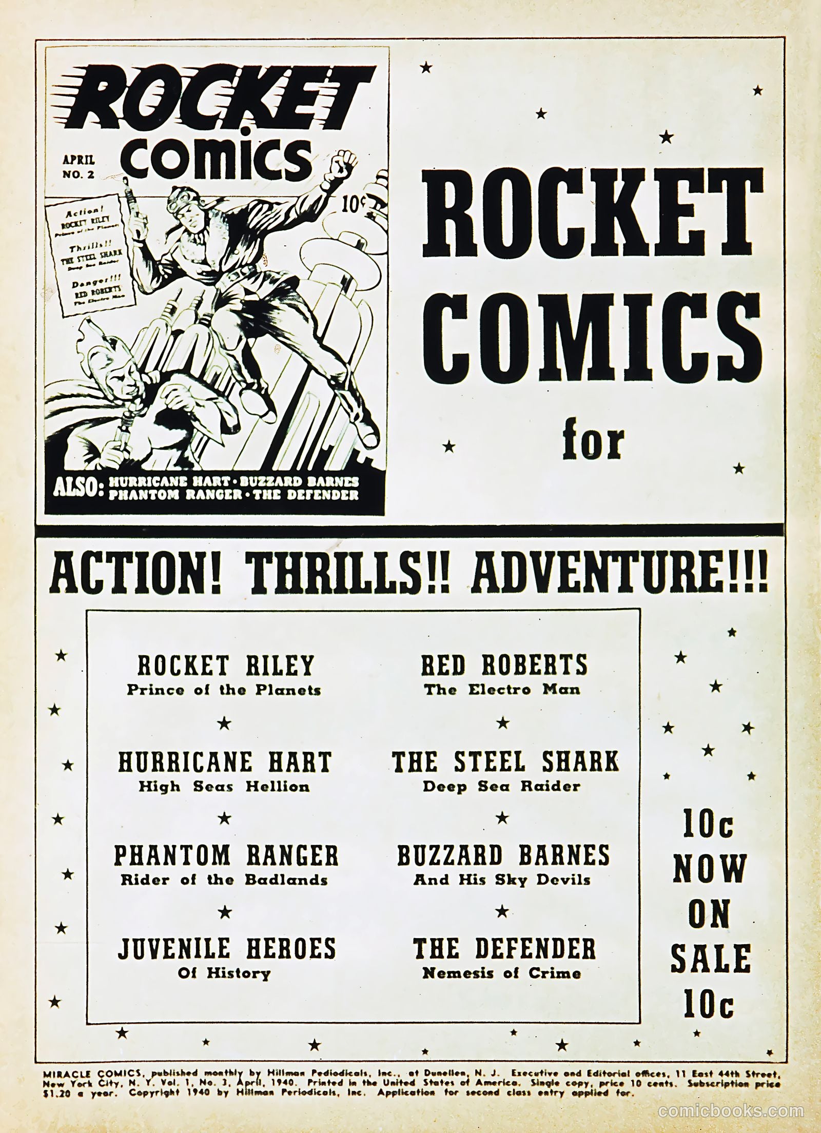 Miracle Comics #3 (1940) — page 2 of 69