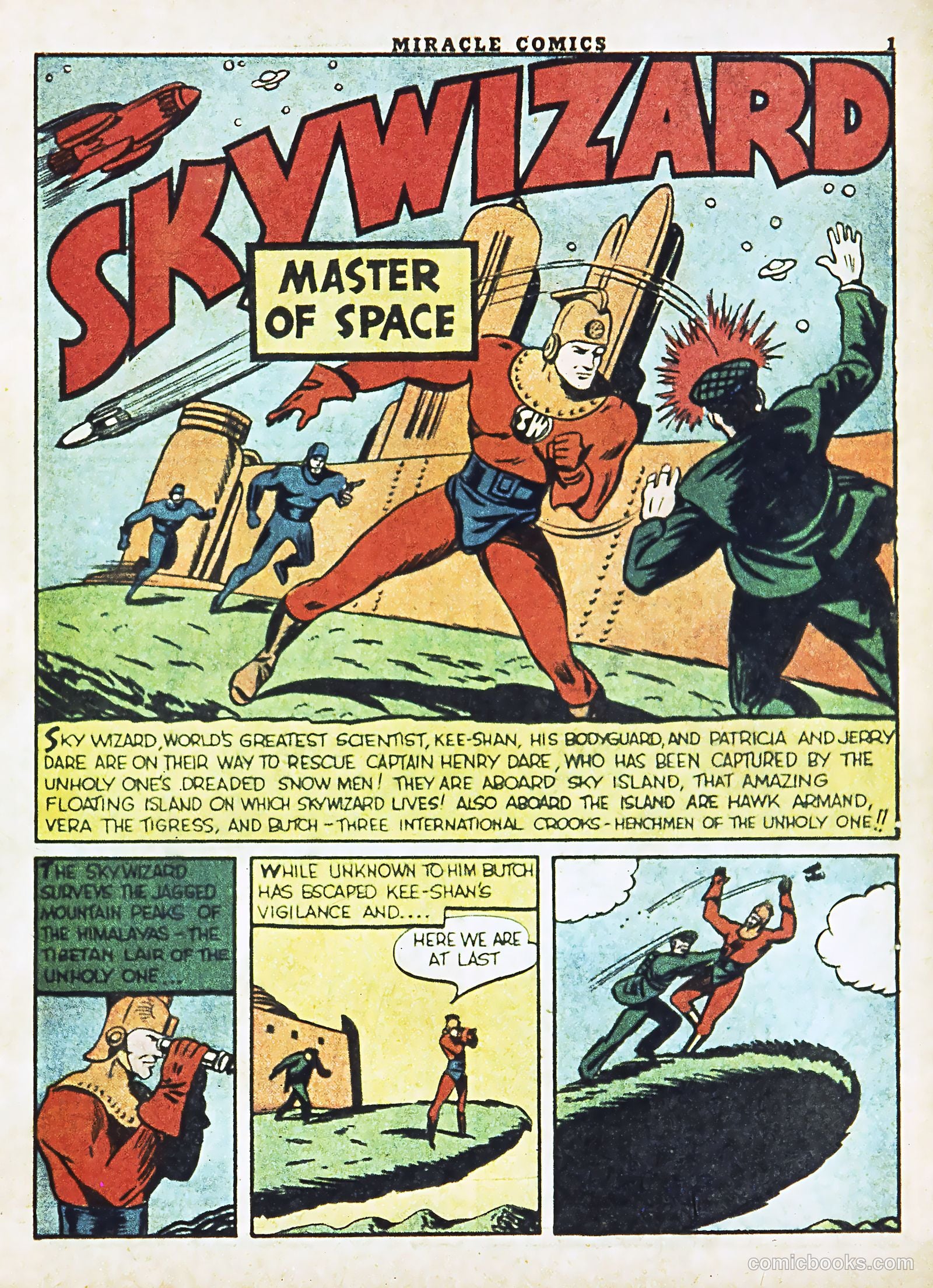 Miracle Comics #3 (1940) — page 3 of 69