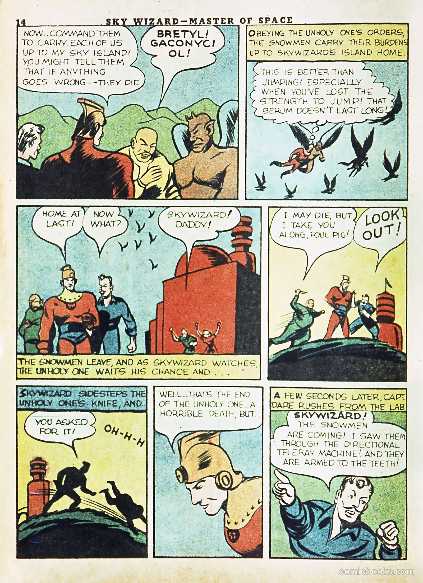 Miracle Comics #3 (1940) — page 16 of 69