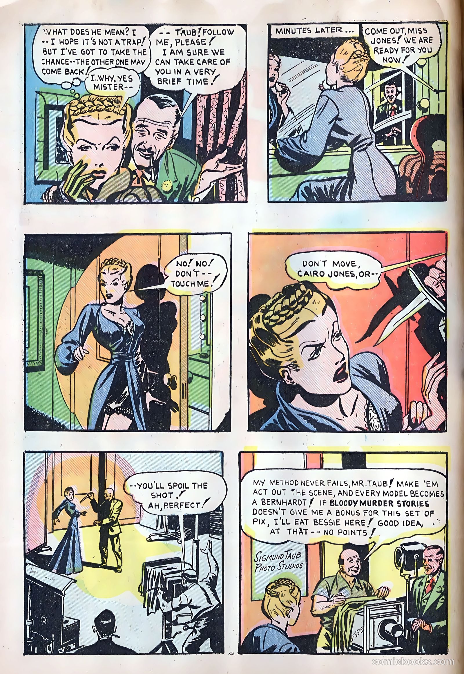 Miss Cairo Jones #1 (1945) — page 4 of 36