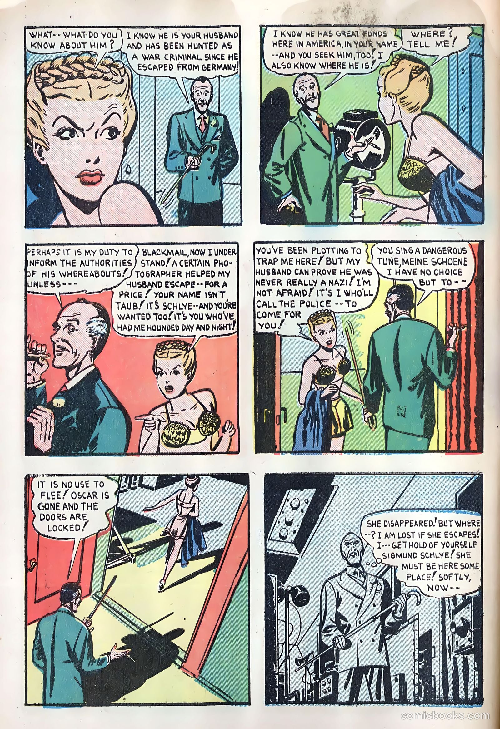 Miss Cairo Jones #1 (1945) — page 6 of 36