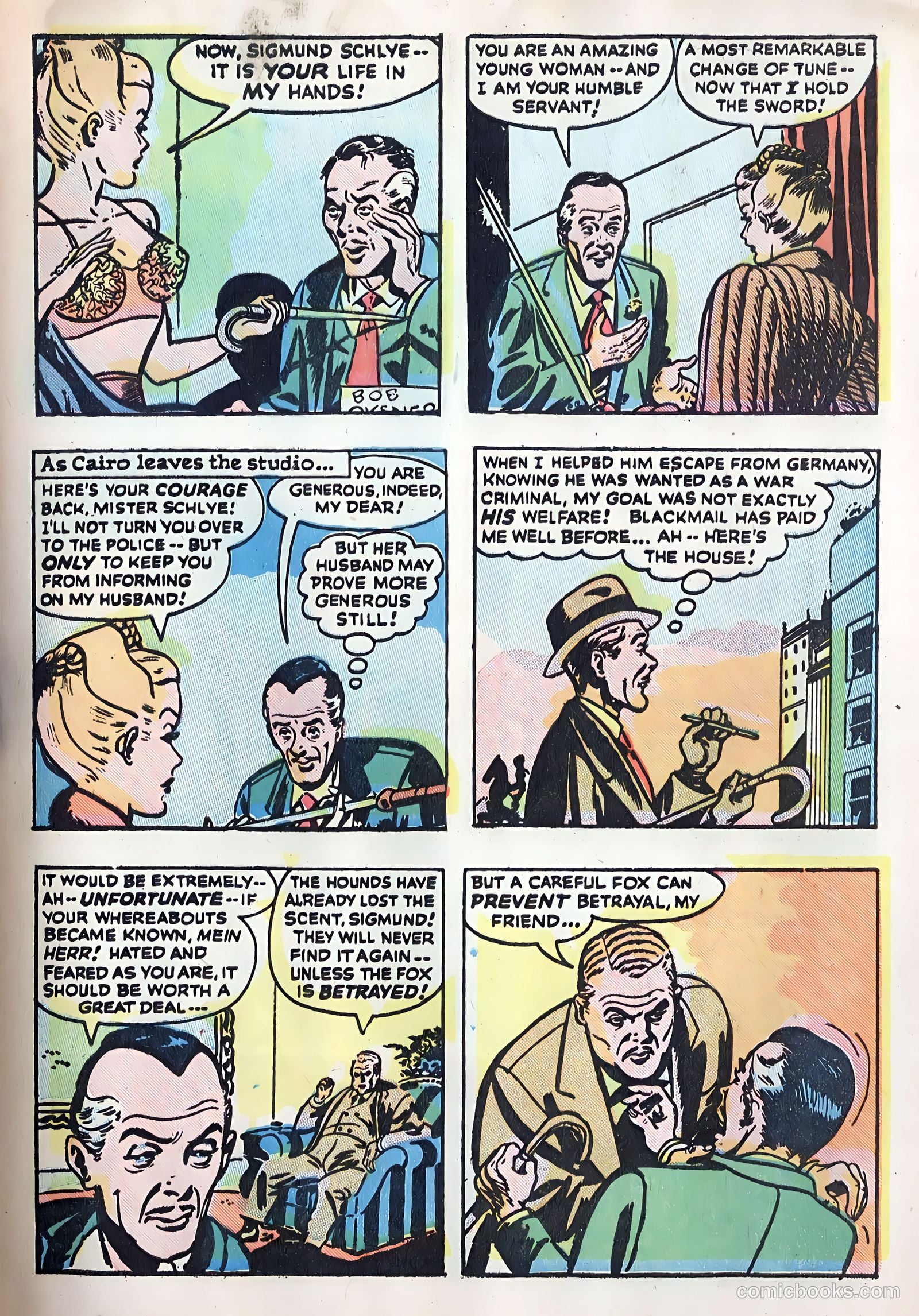Miss Cairo Jones #1 (1945) — page 9 of 36