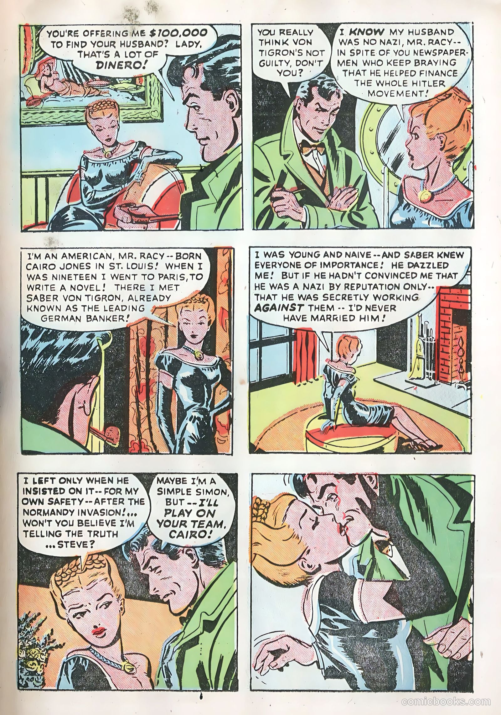 Miss Cairo Jones #1 (1945) — page 13 of 36