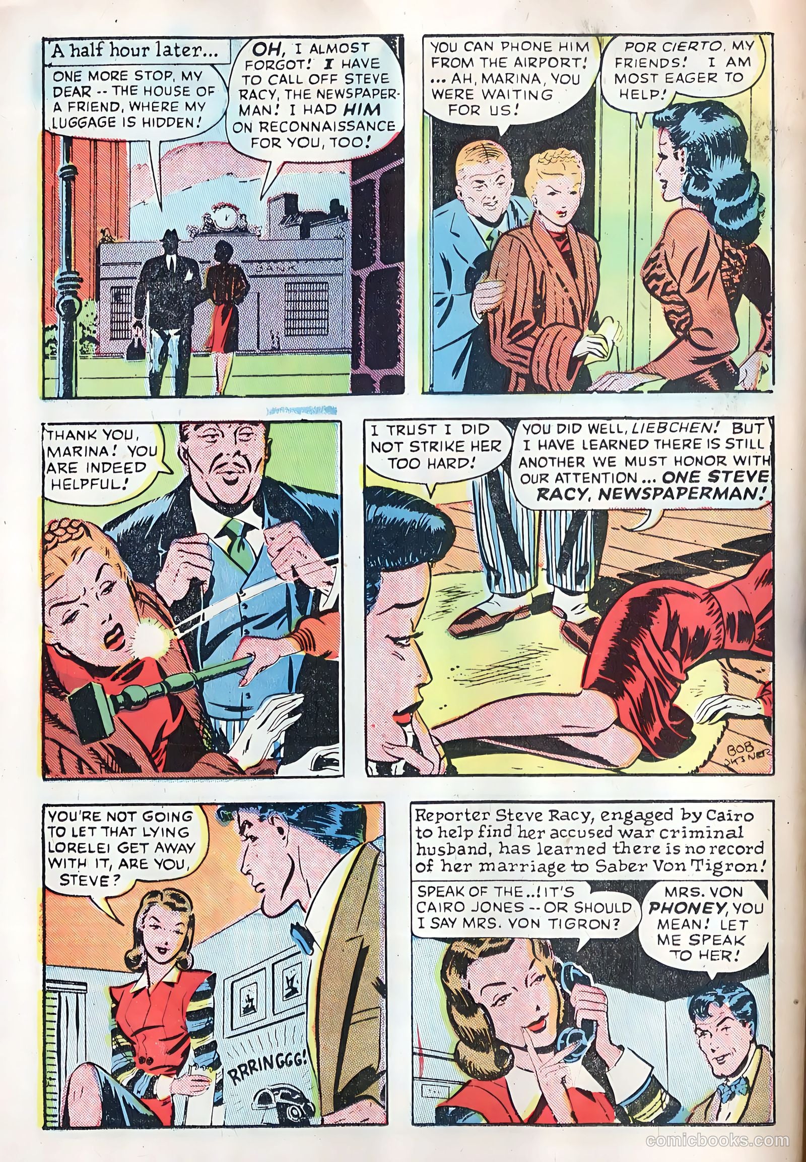 Miss Cairo Jones #1 (1945) — page 16 of 36