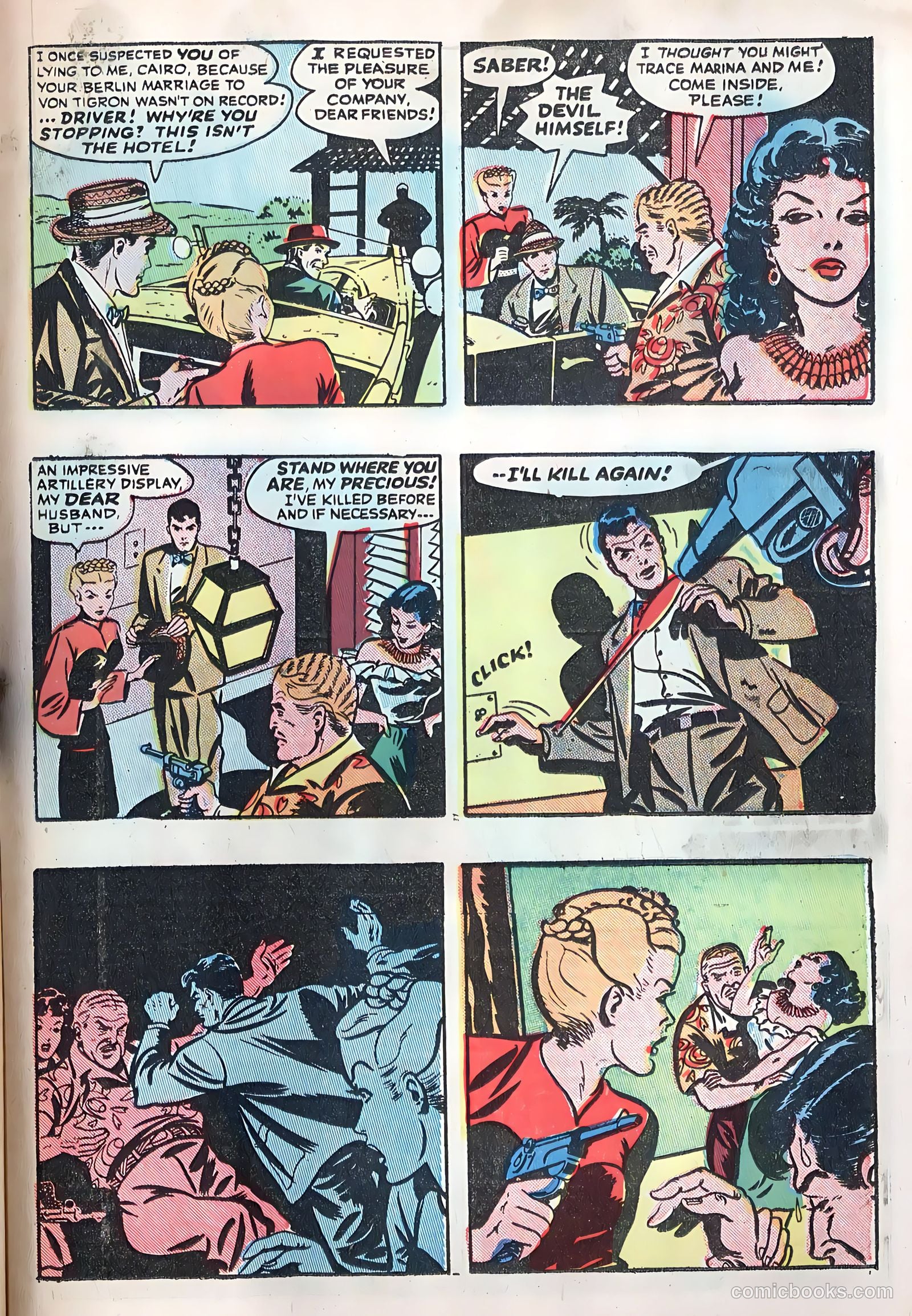 Miss Cairo Jones #1 (1945) — page 21 of 36