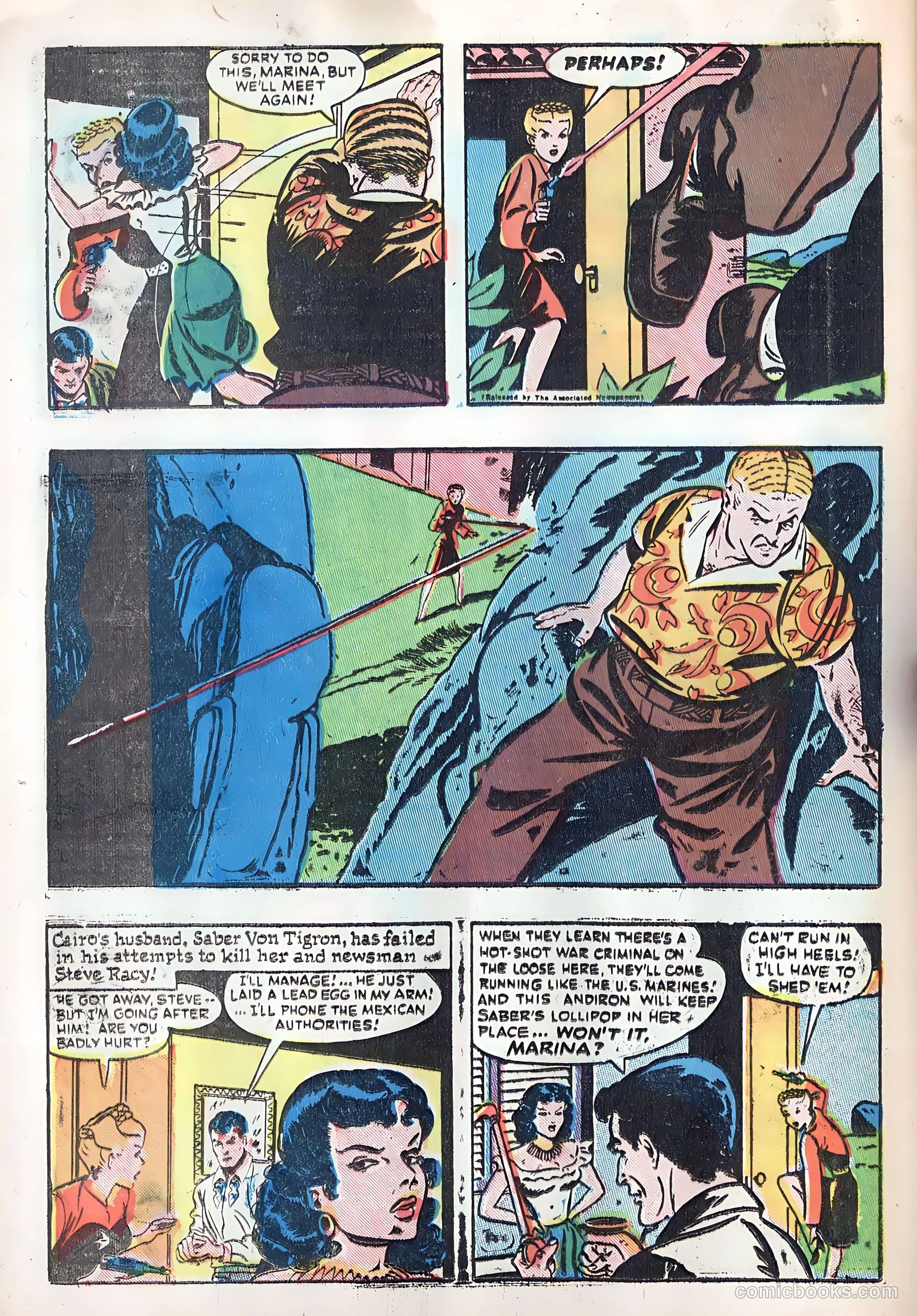 Miss Cairo Jones #1 (1945) — page 22 of 36