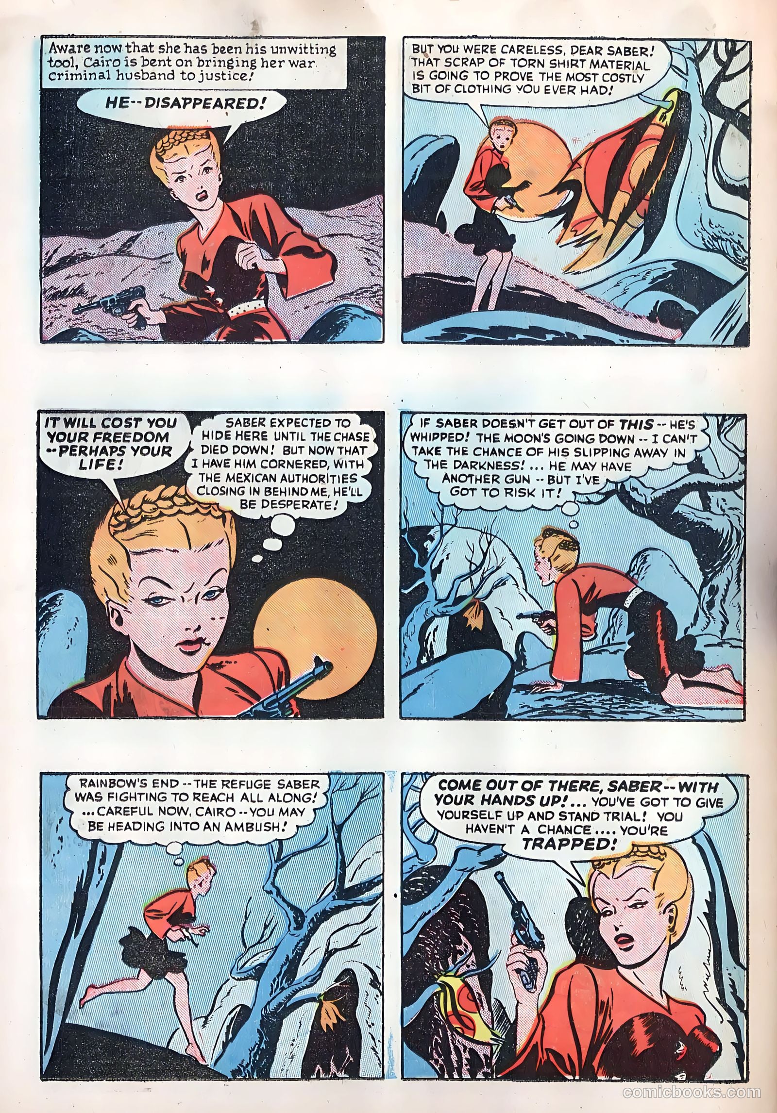 Miss Cairo Jones #1 (1945) — page 24 of 36