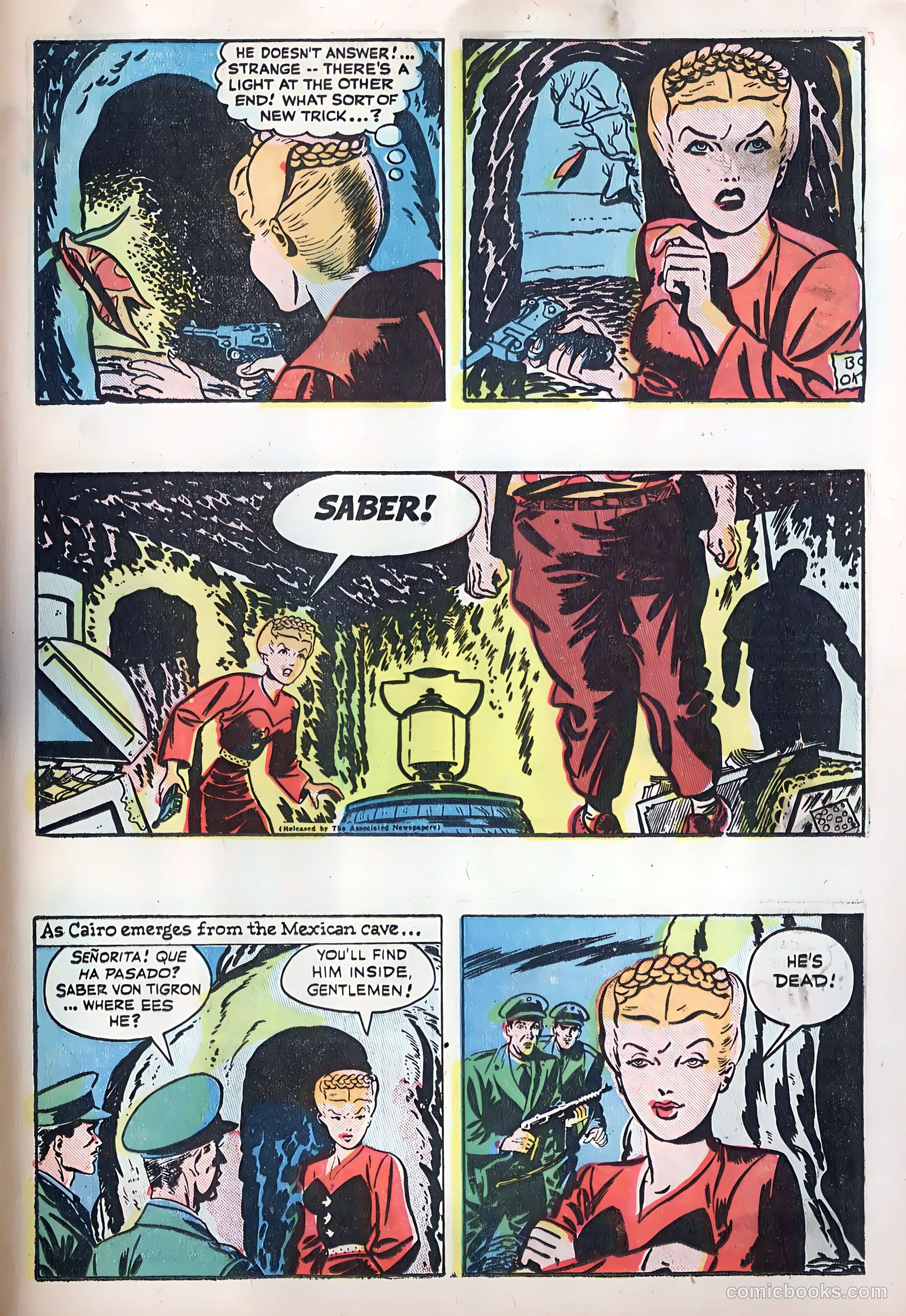 Miss Cairo Jones #1 (1945) — page 25 of 36