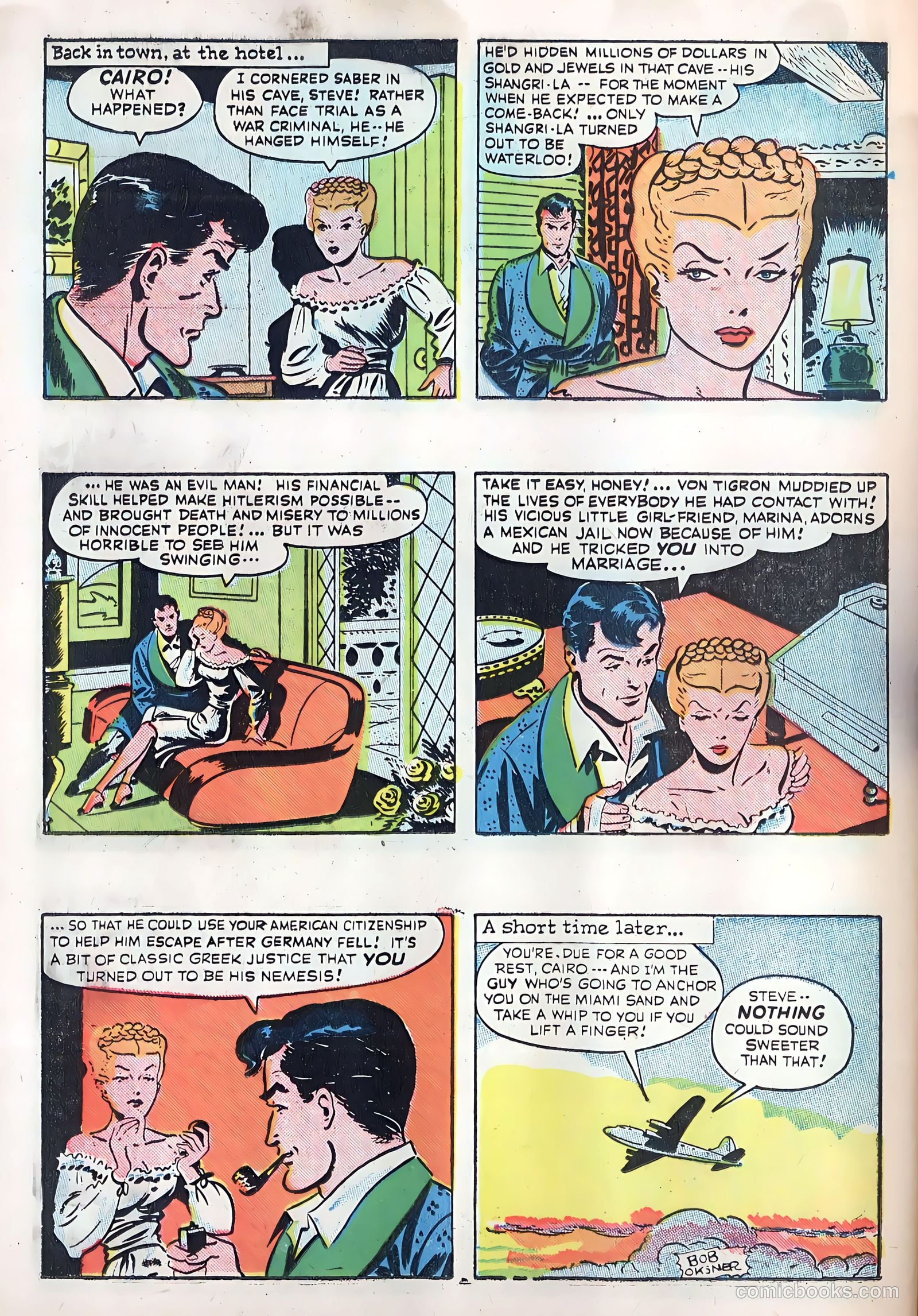 Miss Cairo Jones #1 (1945) — page 26 of 36