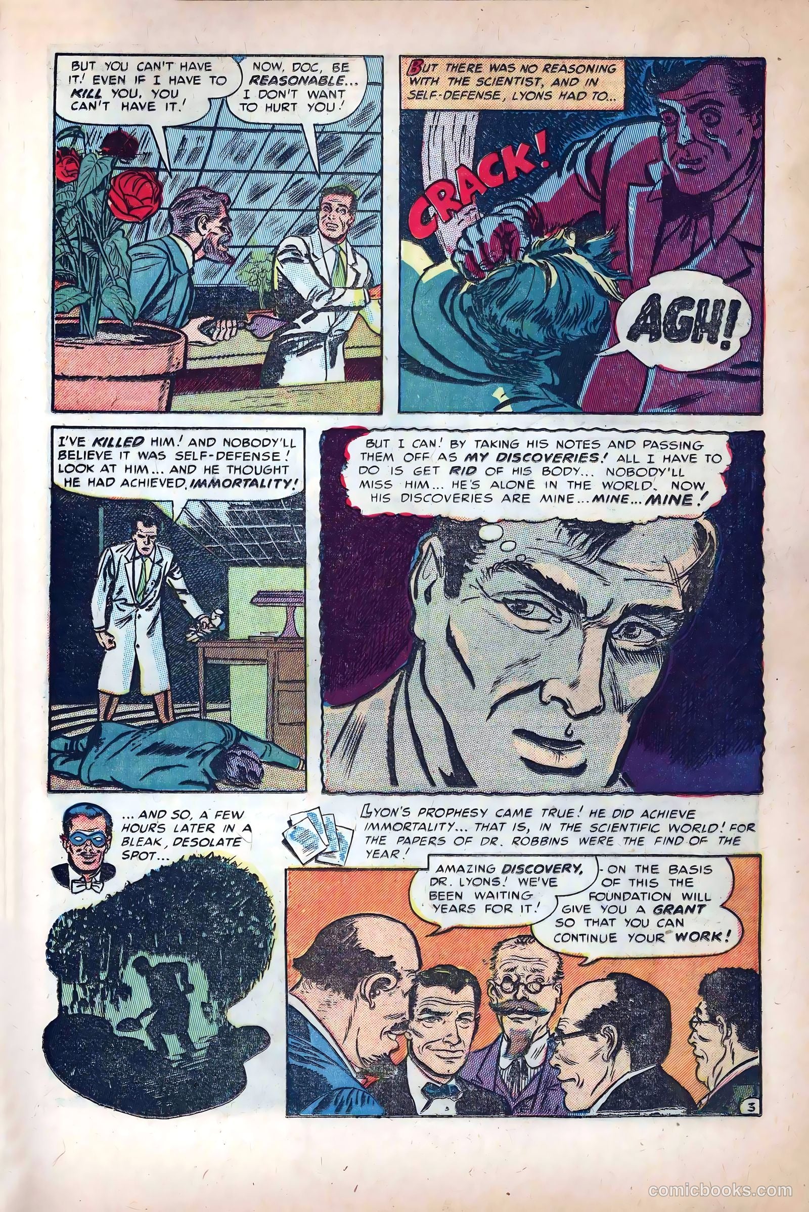 Mister Mystery #10 (1953) — page 25 of 36