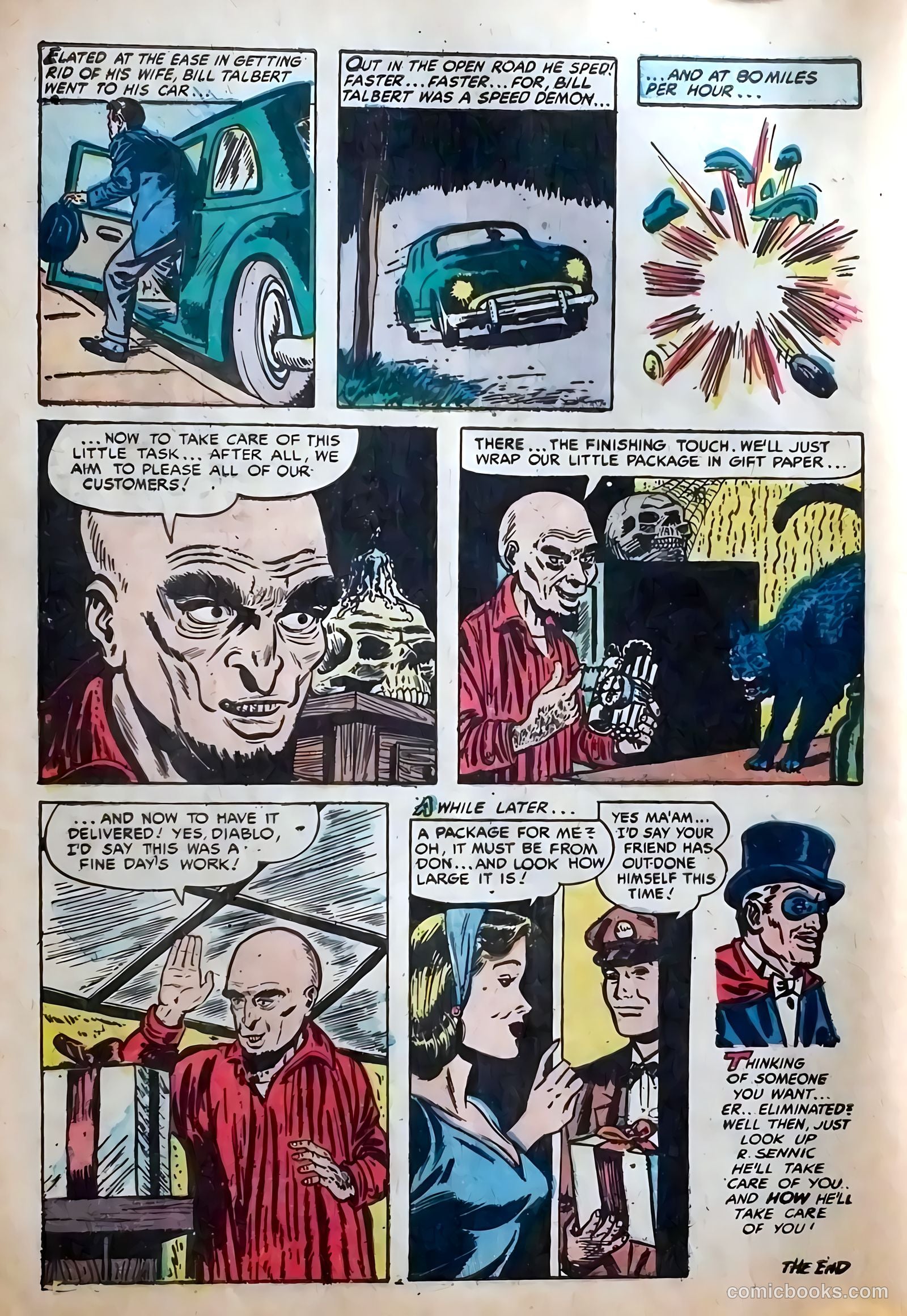 Mister Mystery #13 (1953) — page 28 of 36