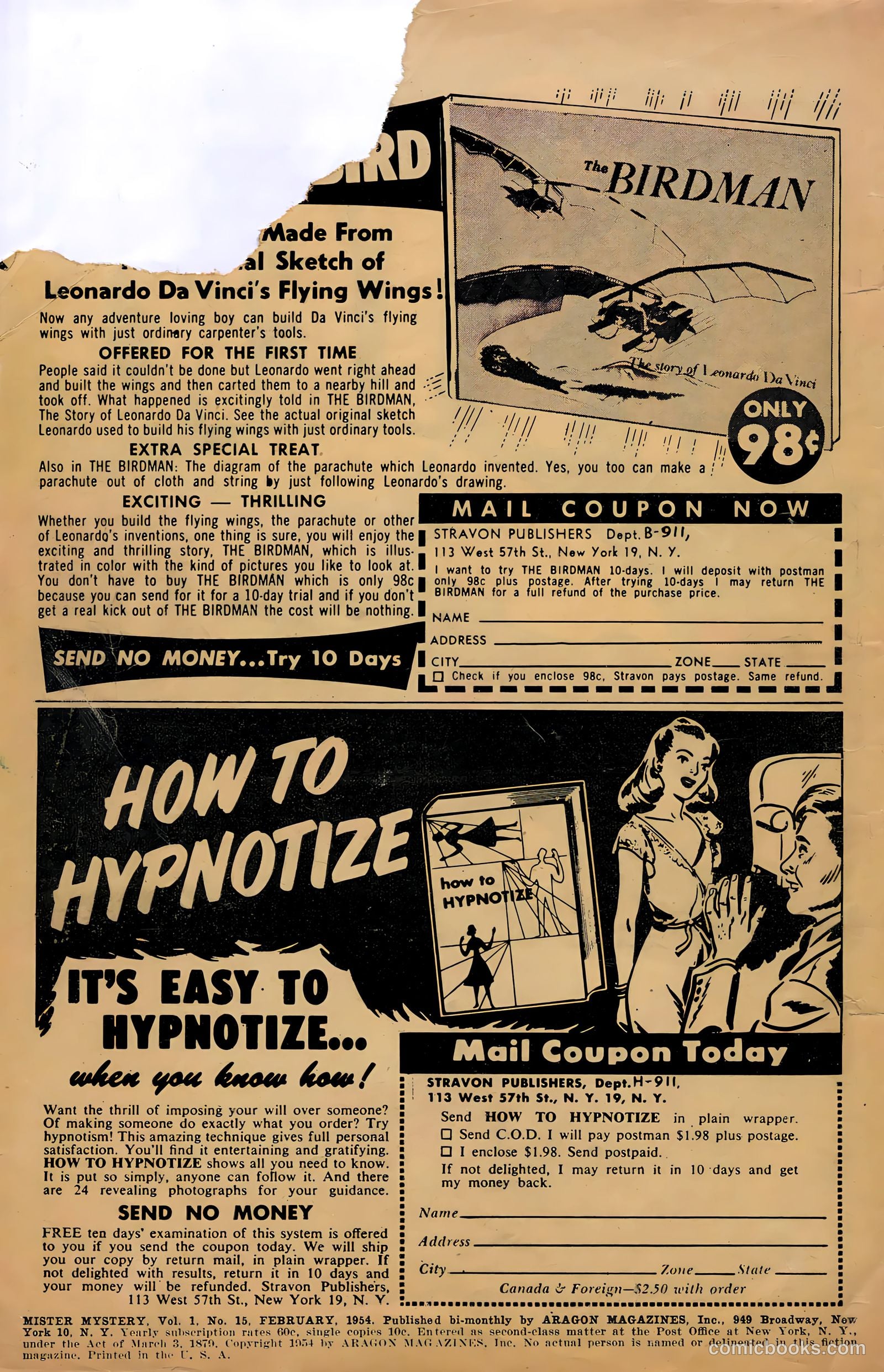 Mister Mystery #15 (1954) — page 2 of 36