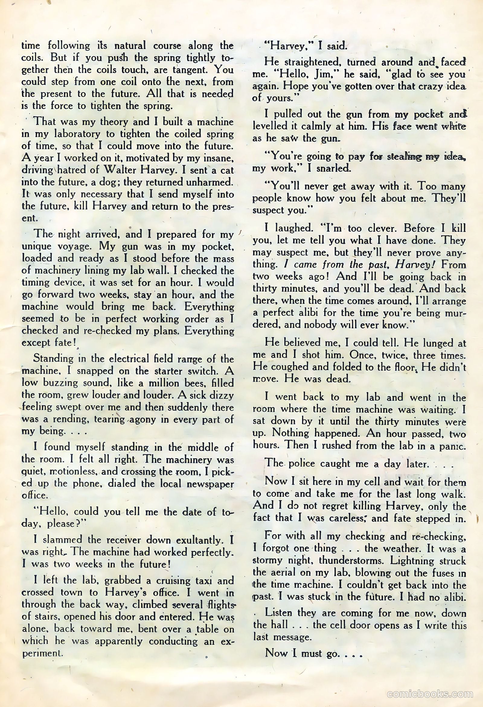Mister Mystery #15 (1954) — page 21 of 36