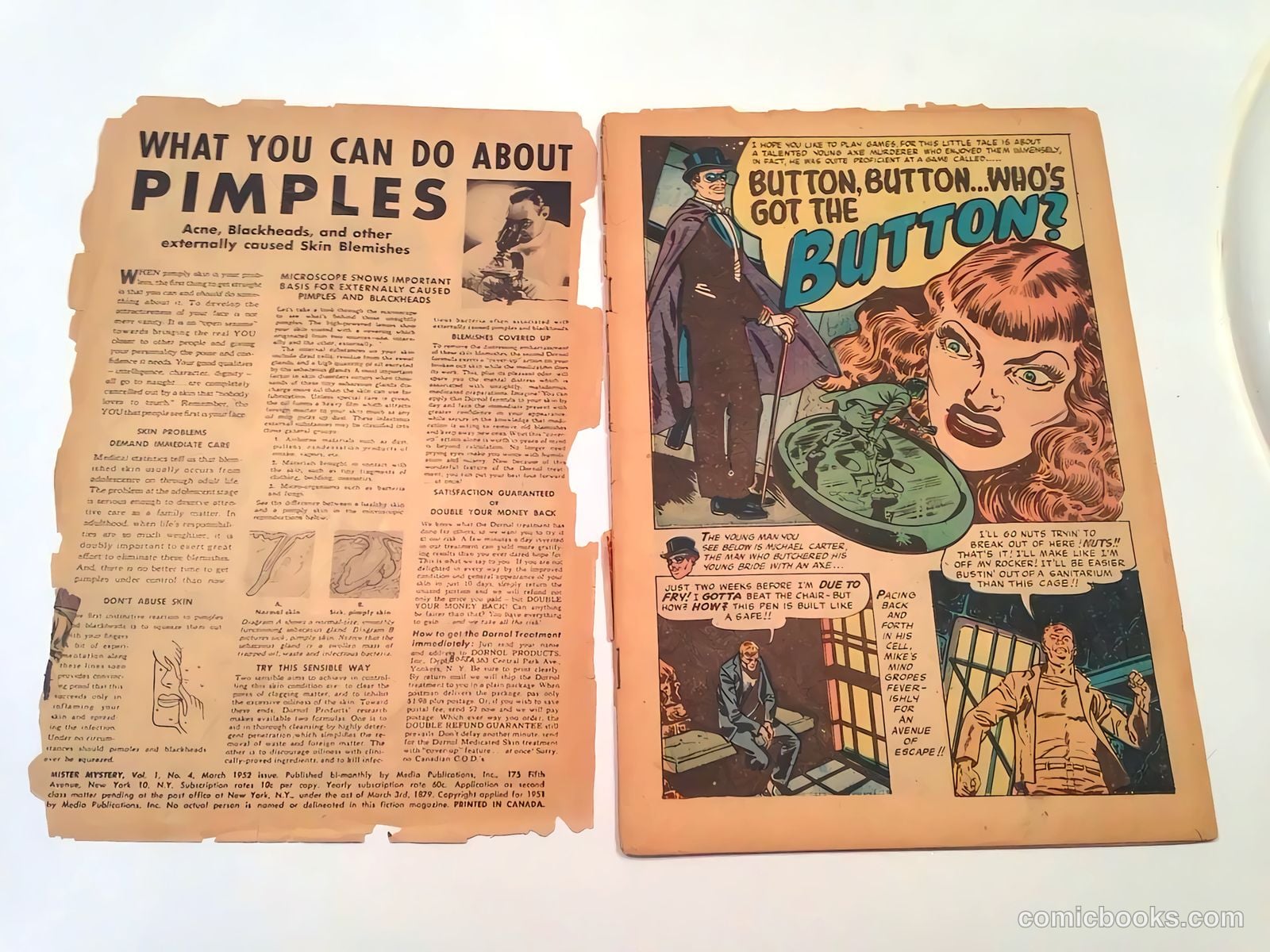 Mister Mystery #4 (1952) — page 37 of 37