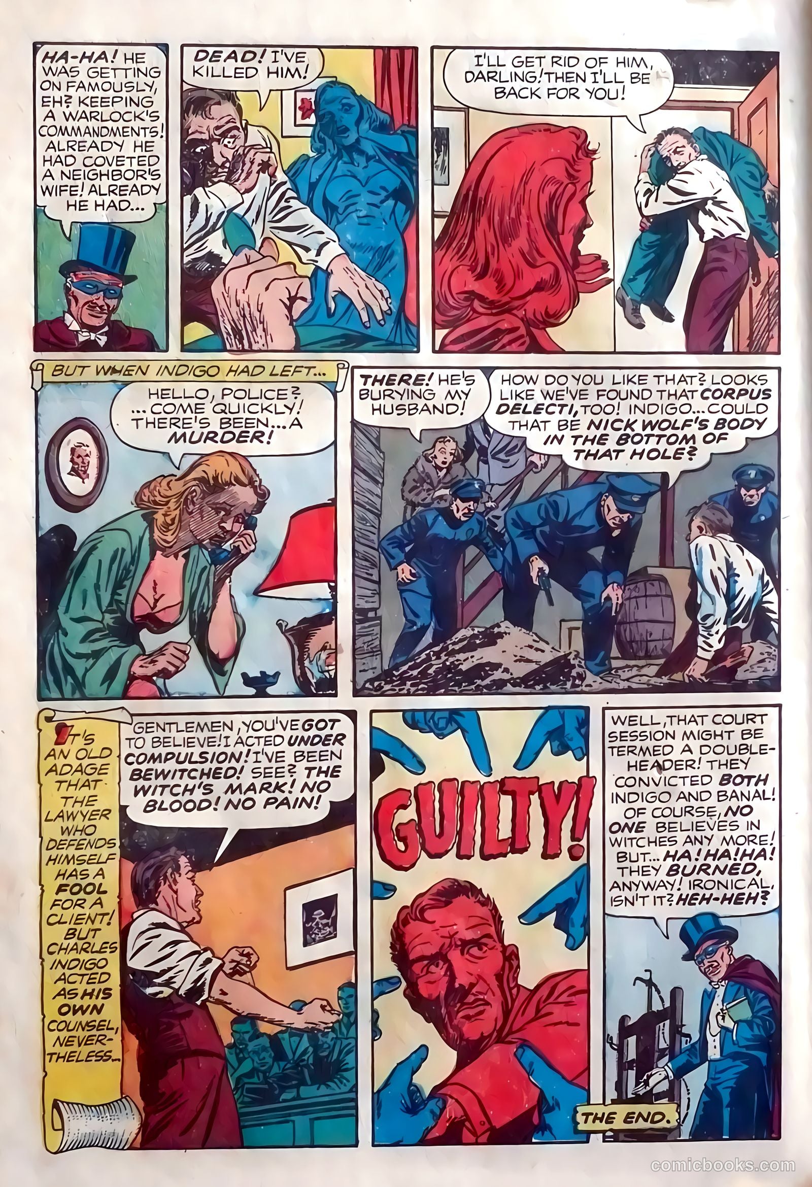 Mister Mystery #6 (1952) — page 32 of 36