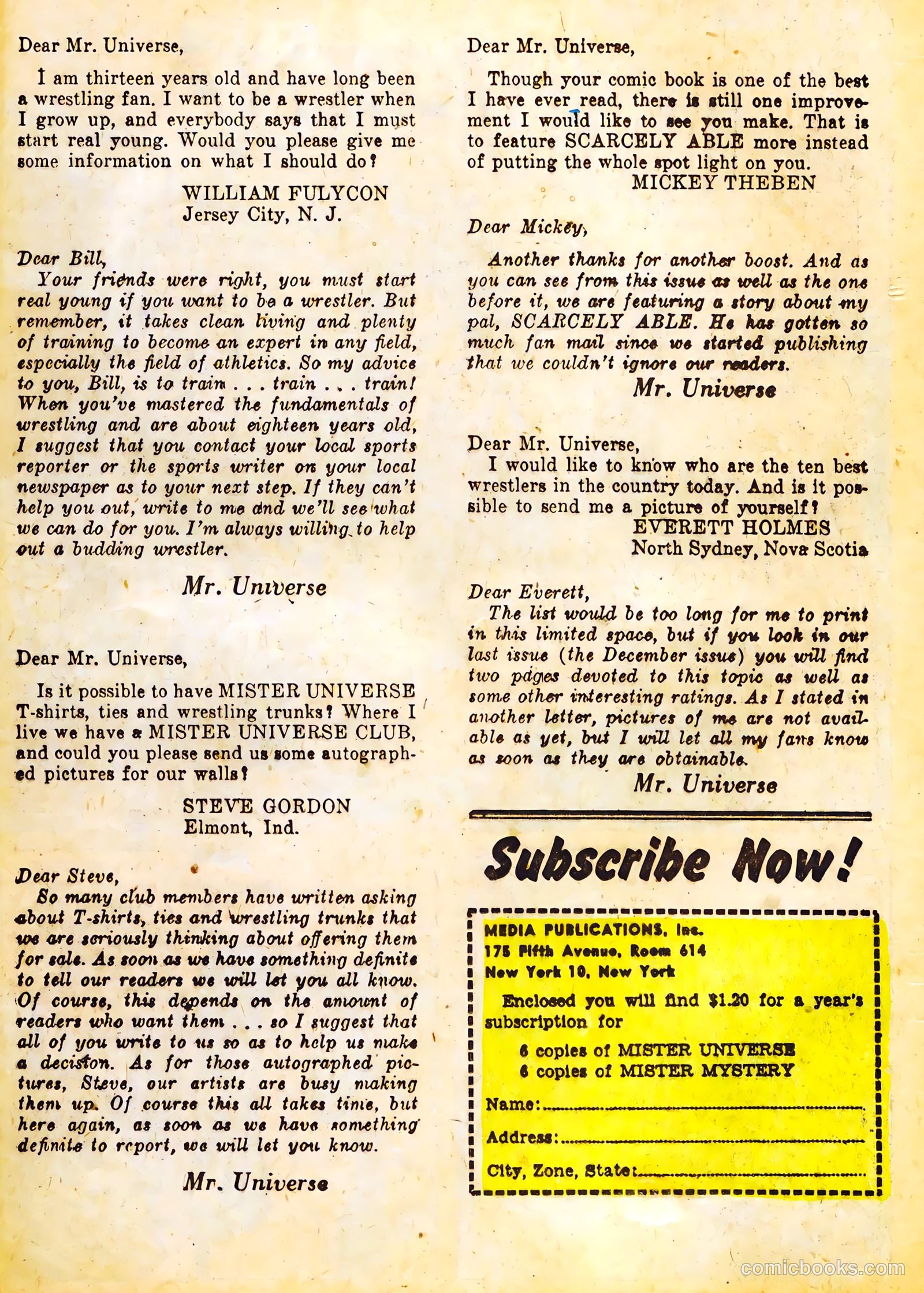 Mister Universe #4 (1952) — page 25 of 36