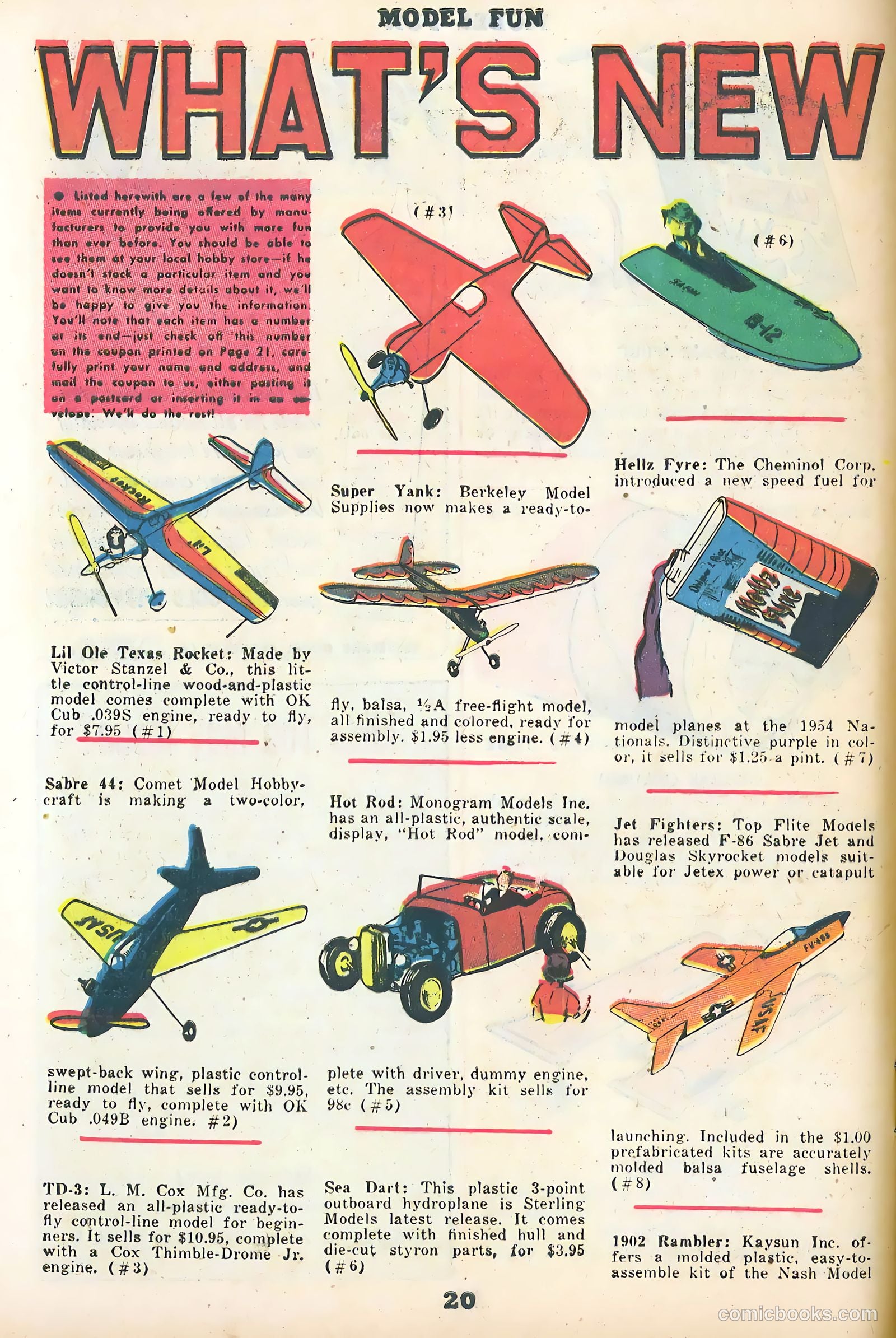 Model Fun #2 (1954) — page 20 of 24