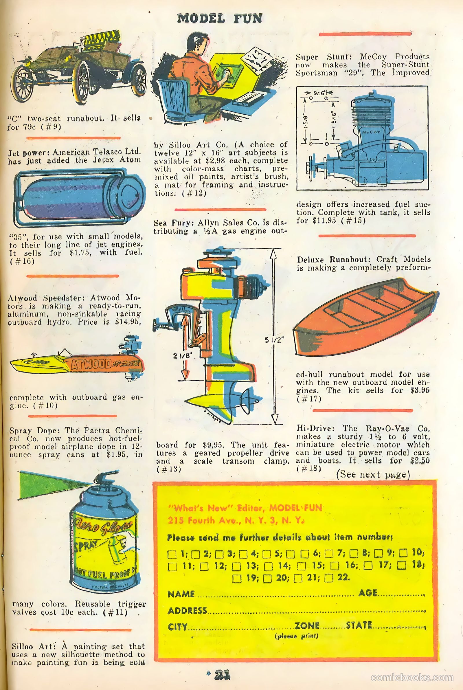 Model Fun #2 (1954) — page 21 of 24