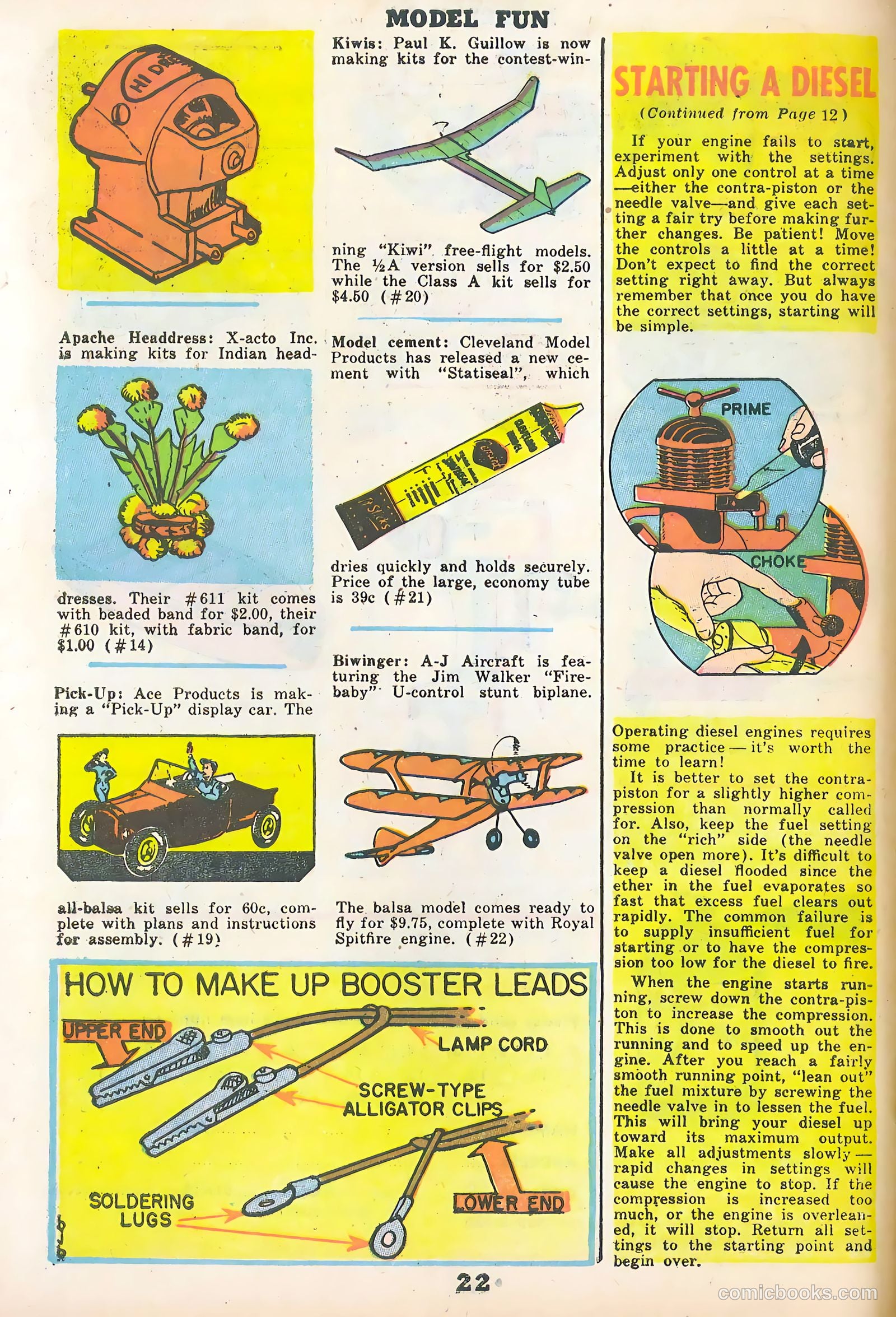 Model Fun #2 (1954) — page 22 of 24