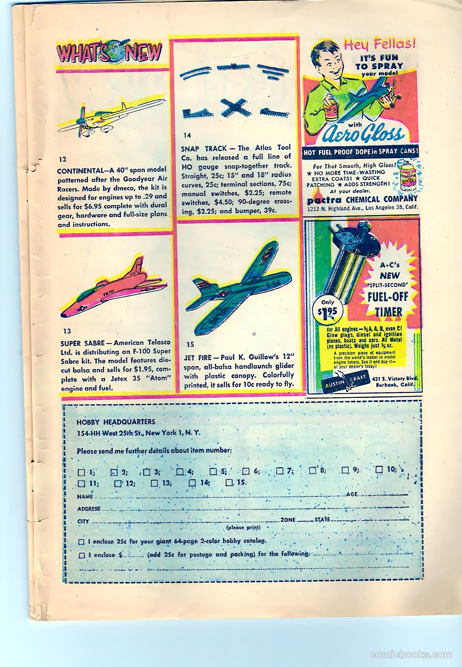 Model Fun #4 (1955) — page 32 of 33
