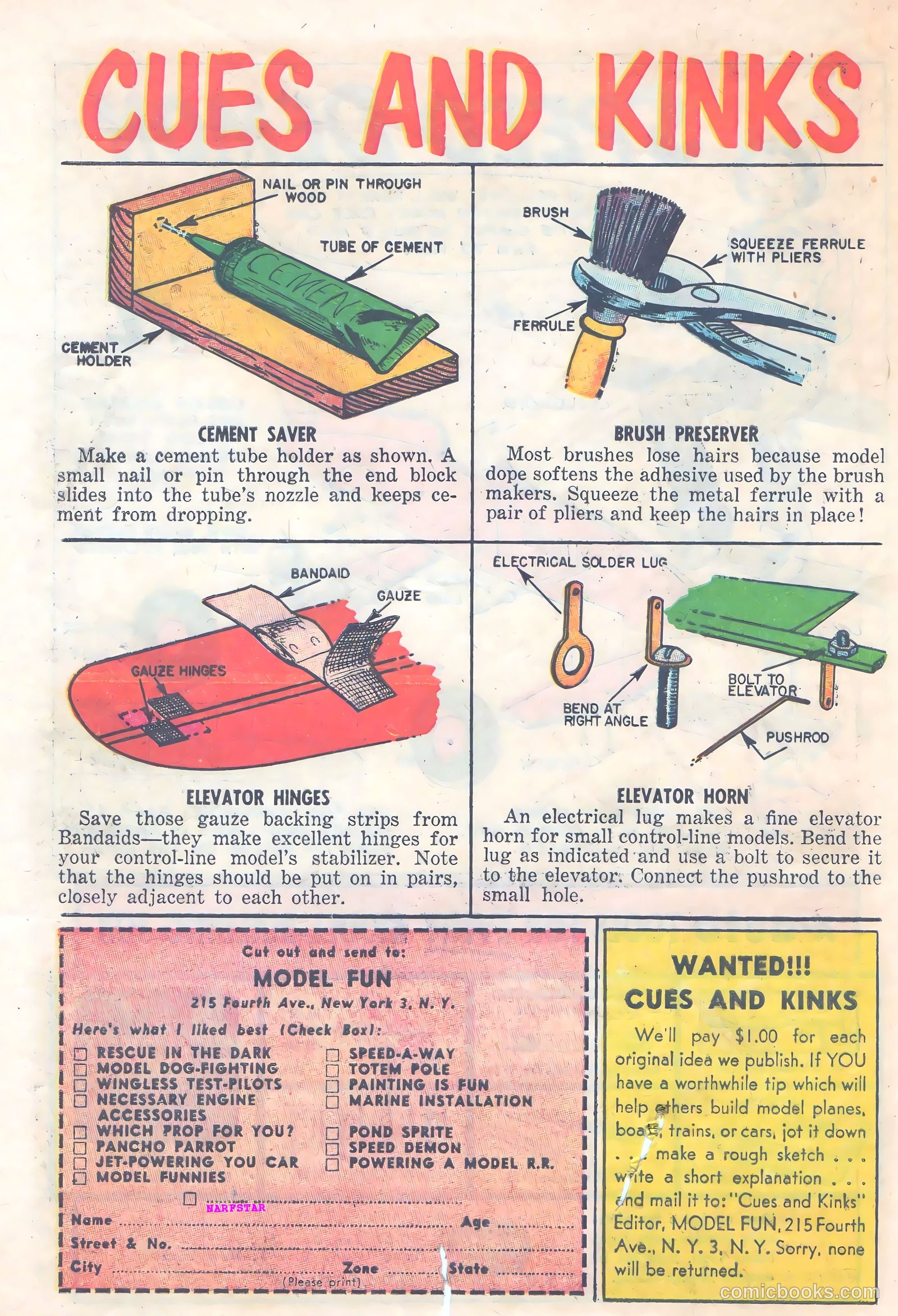 Model Fun #5 (1955) — page 28 of 36
