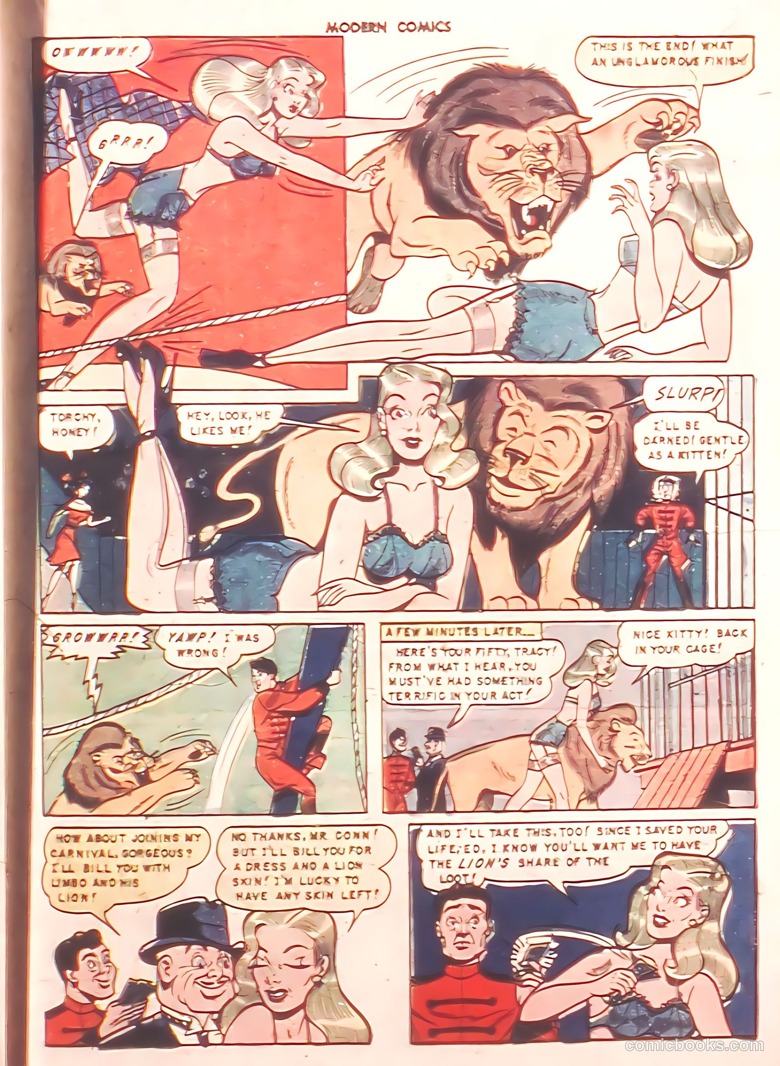 Modern Comics #100 (1950) — page 21 of 36