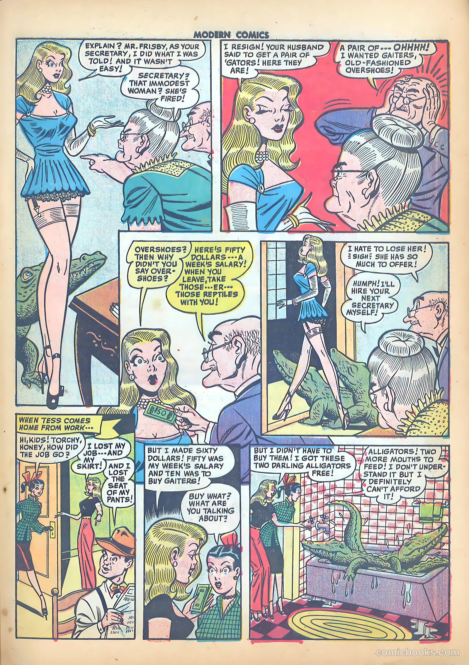 Modern Comics #101 (1950) — page 21 of 36