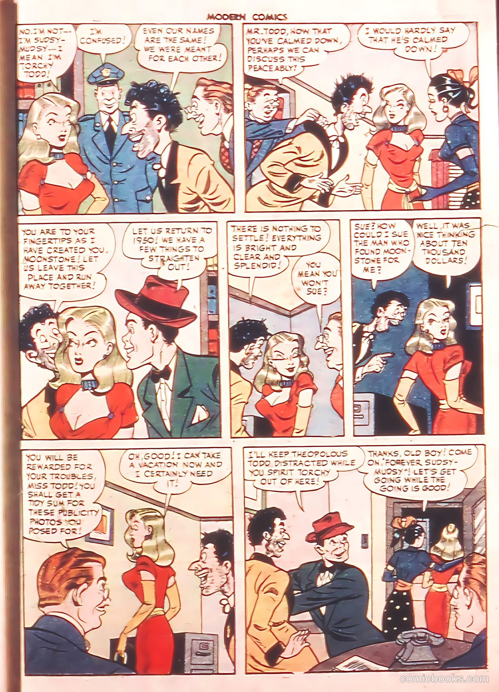 Modern Comics #102 (1950) — page 33 of 52