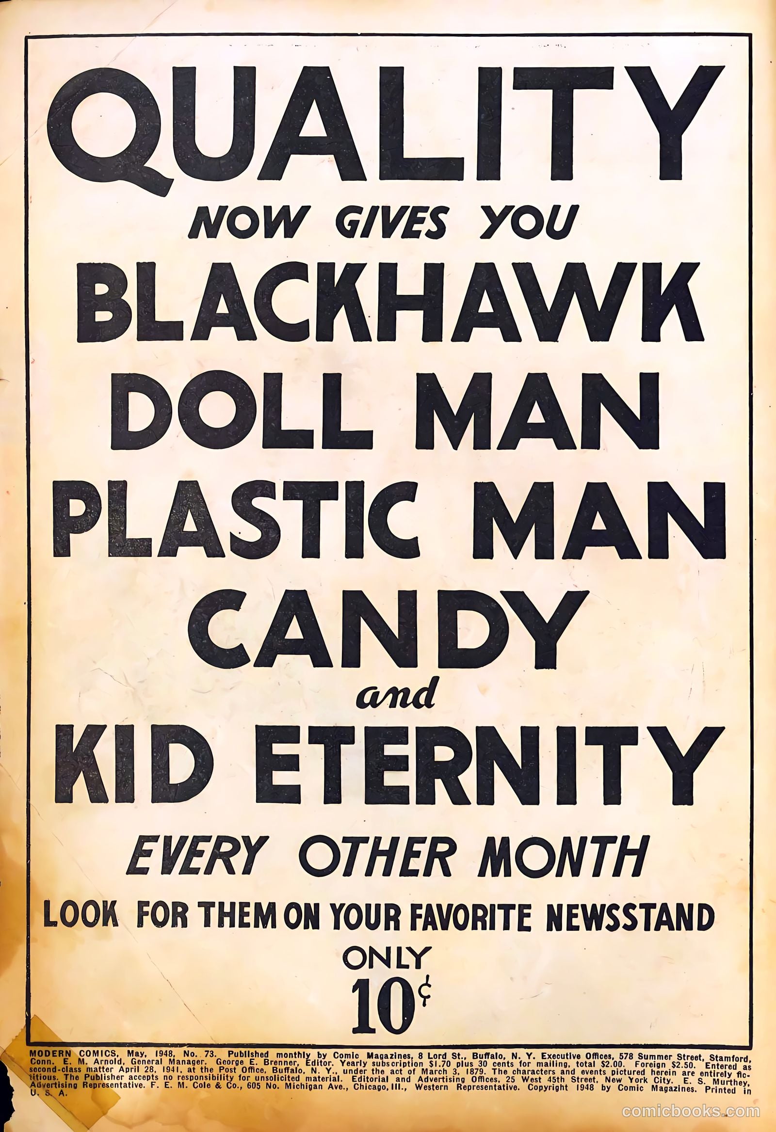 Modern Comics #73 (1948) — page 2 of 52