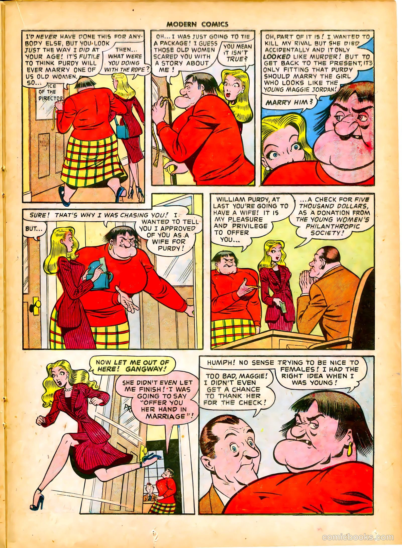 Modern Comics #91 (1949) — page 21 of 36