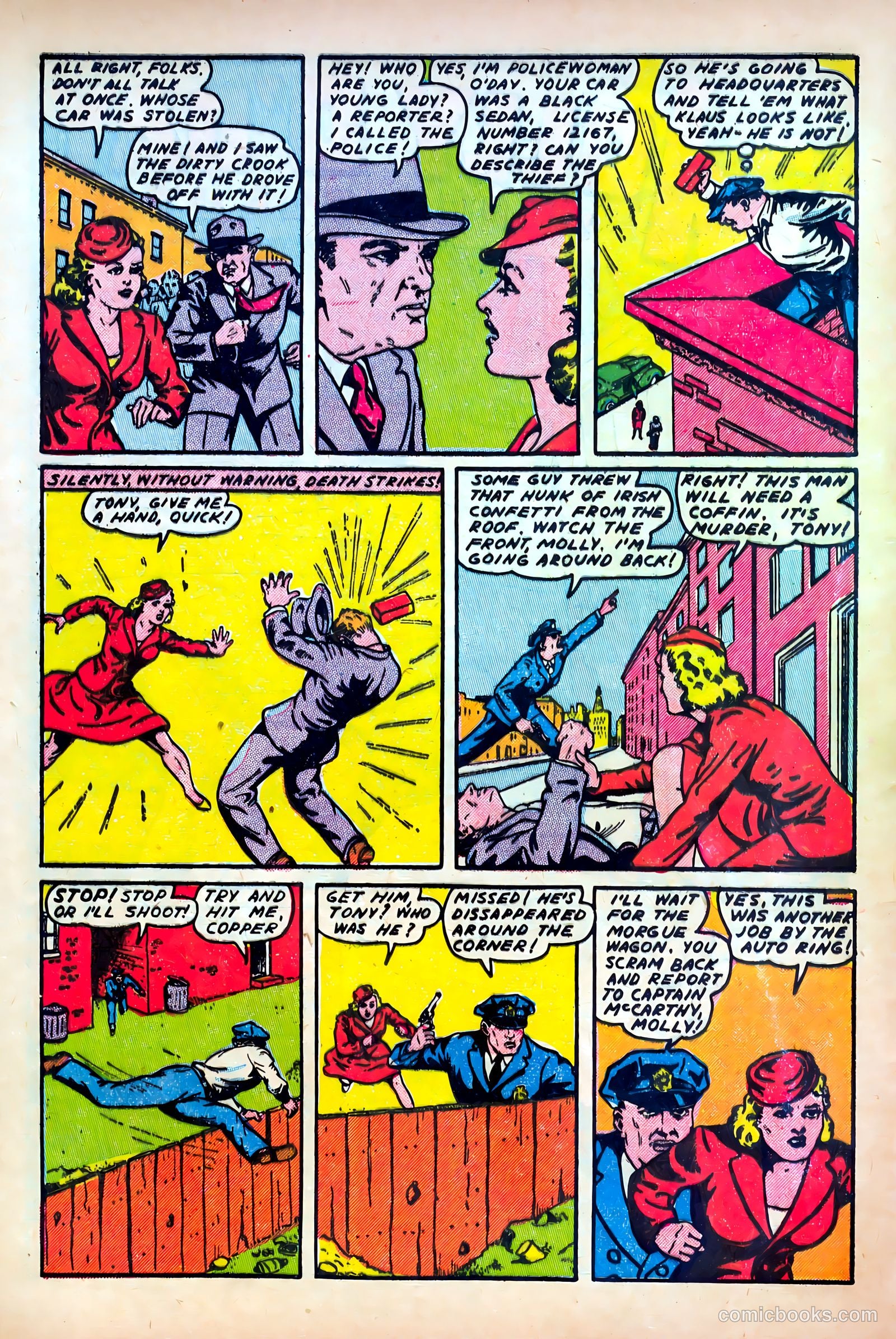 Molly O'Day #1 (1945) — page 4 of 52