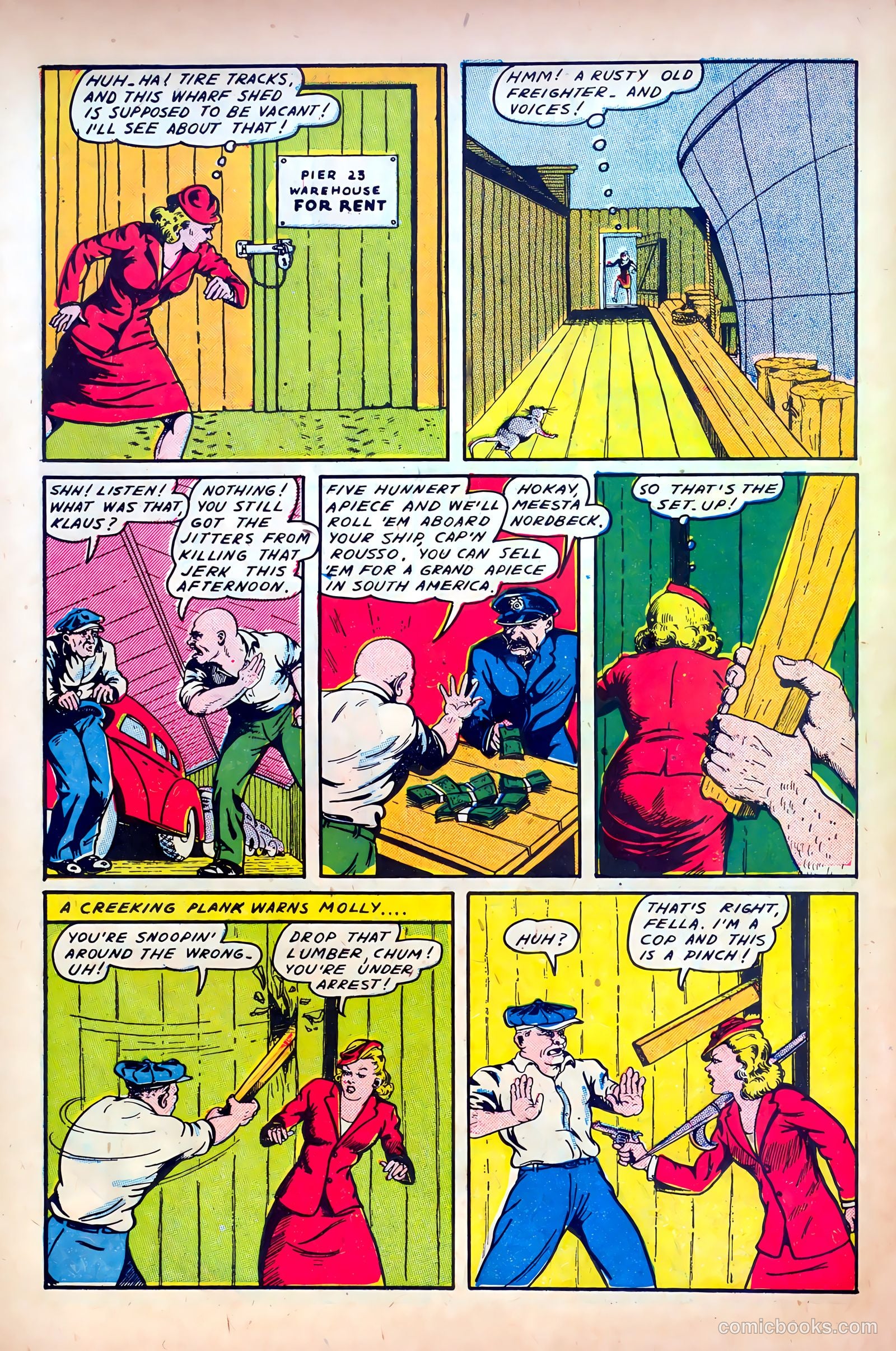 Molly O'Day #1 (1945) — page 6 of 52