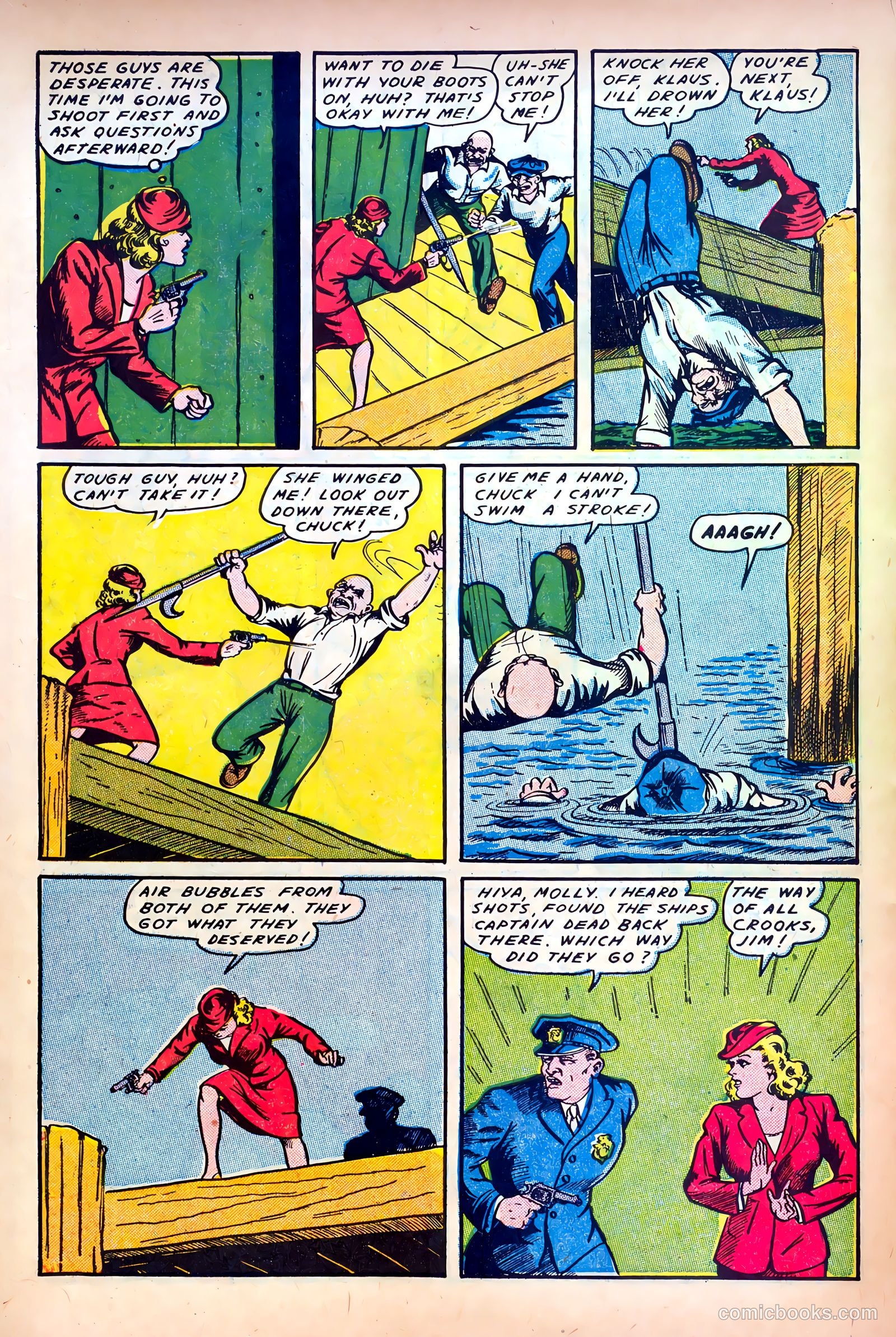 Molly O'Day #1 (1945) — page 8 of 52