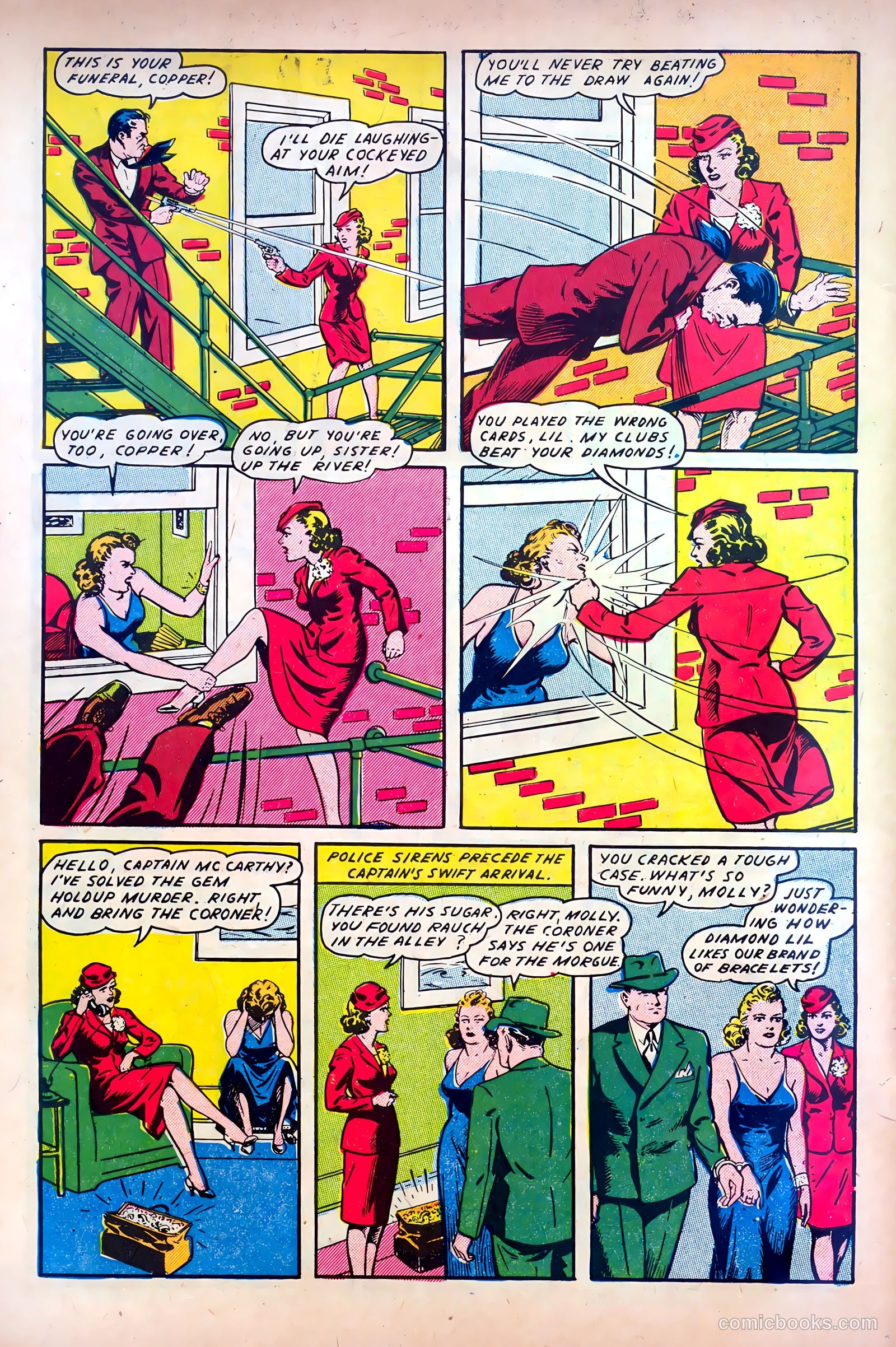 Molly O'Day #1 (1945) — page 50 of 52