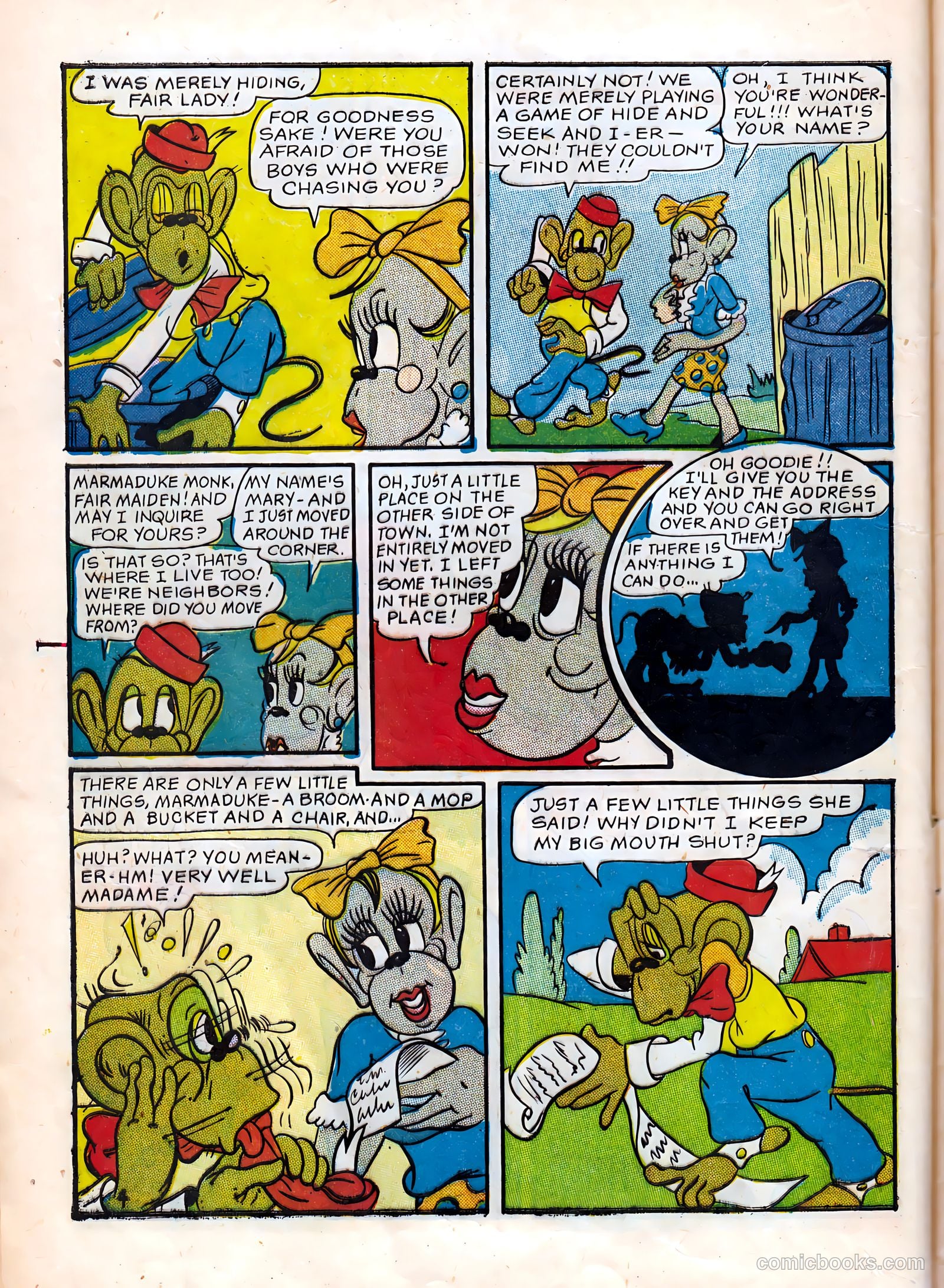 Monkeyshines Comics #1 (1944) — page 6 of 52