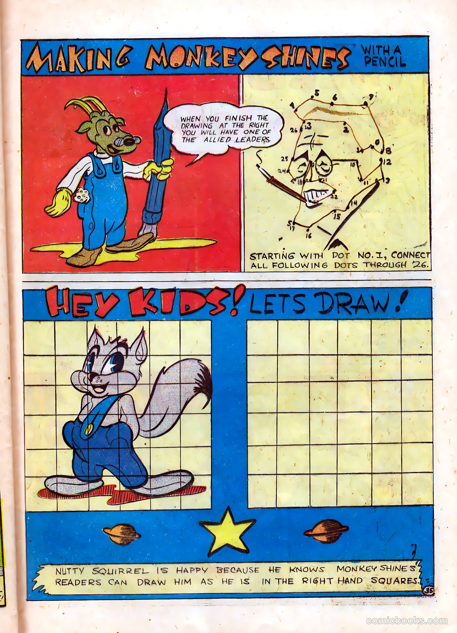 Monkeyshines Comics #1 (1944) — page 37 of 52