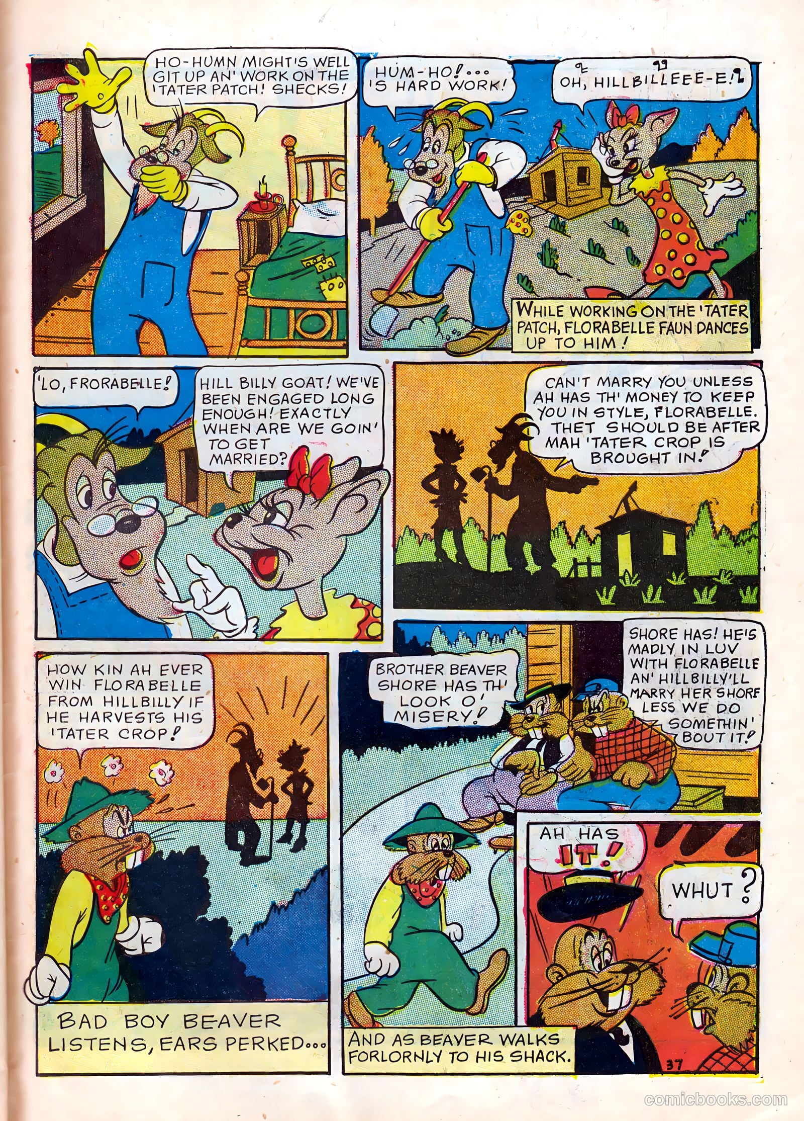 Monkeyshines Comics #1 (1944) — page 39 of 52