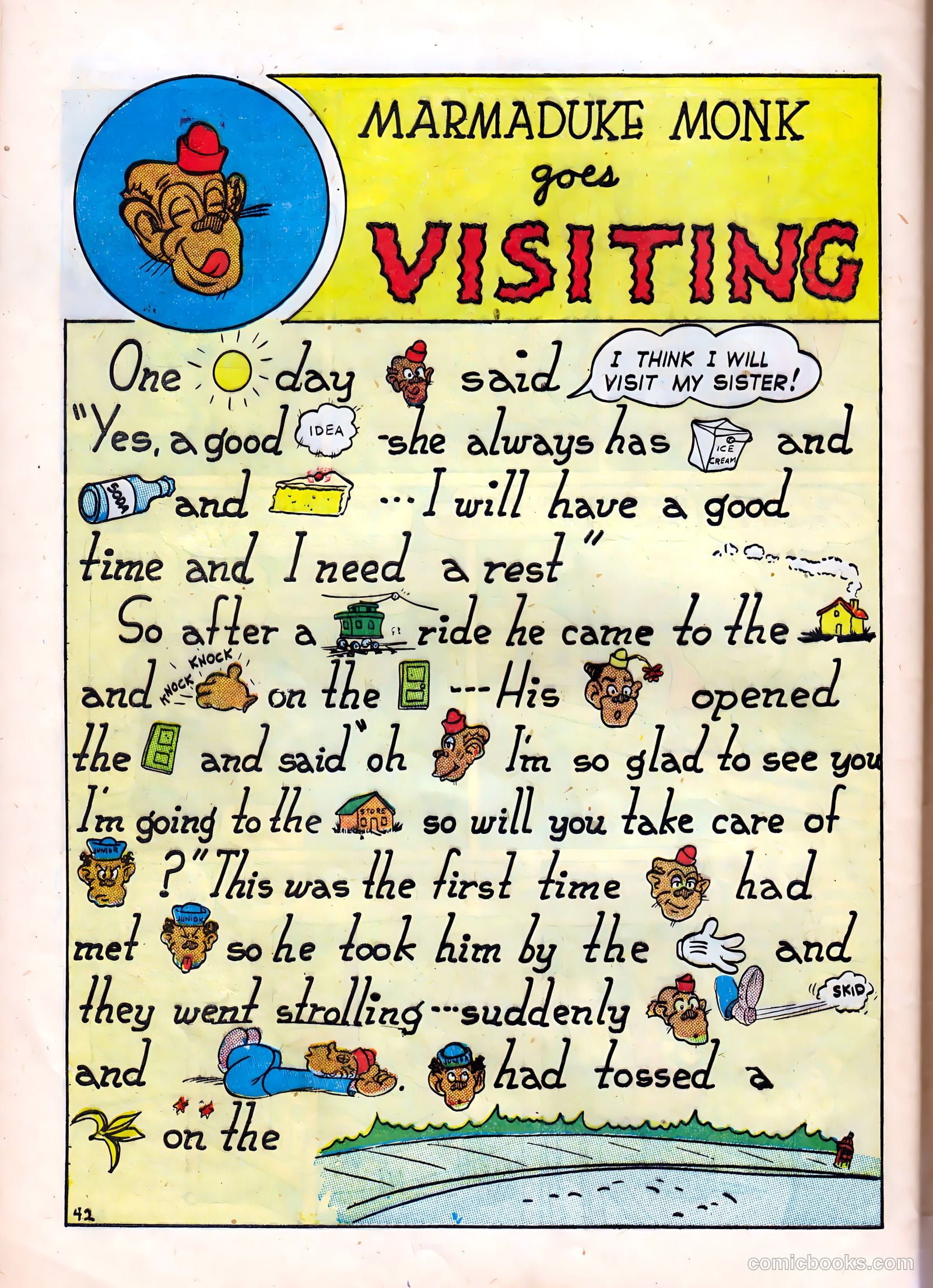 Monkeyshines Comics #1 (1944) — page 44 of 52