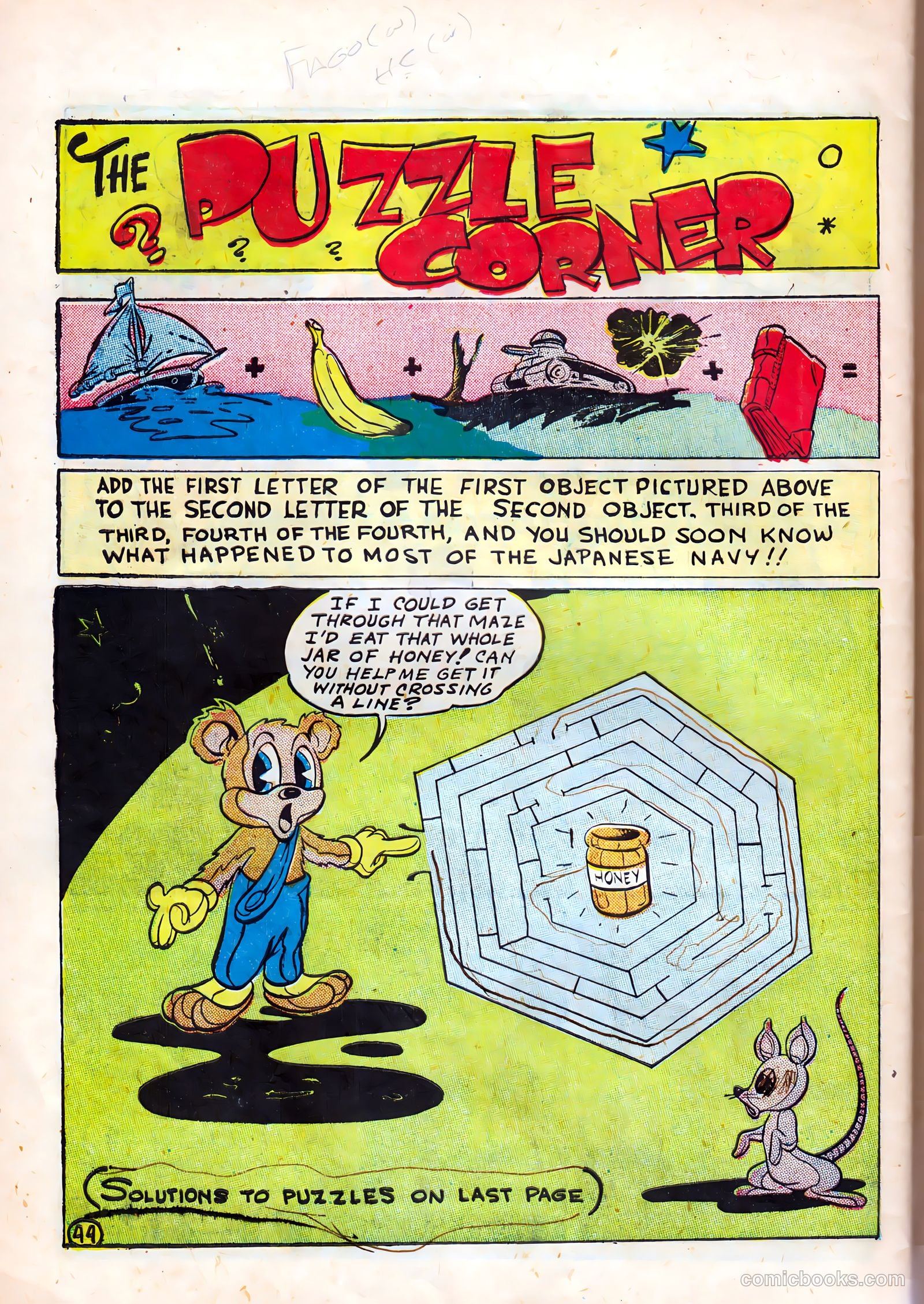 Monkeyshines Comics #1 (1944) — page 46 of 52
