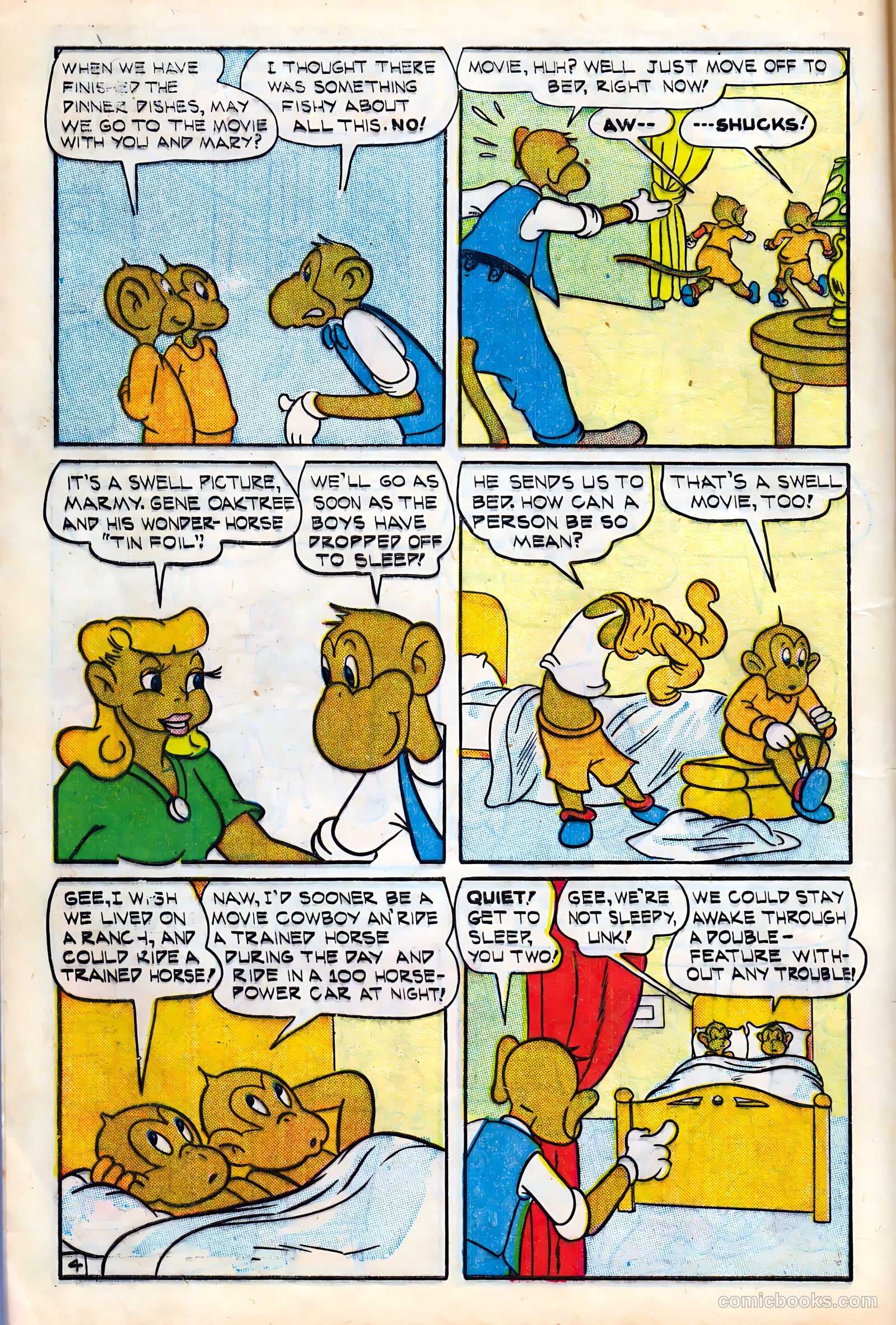 Monkeyshines Comics #10 (1946) — page 6 of 52