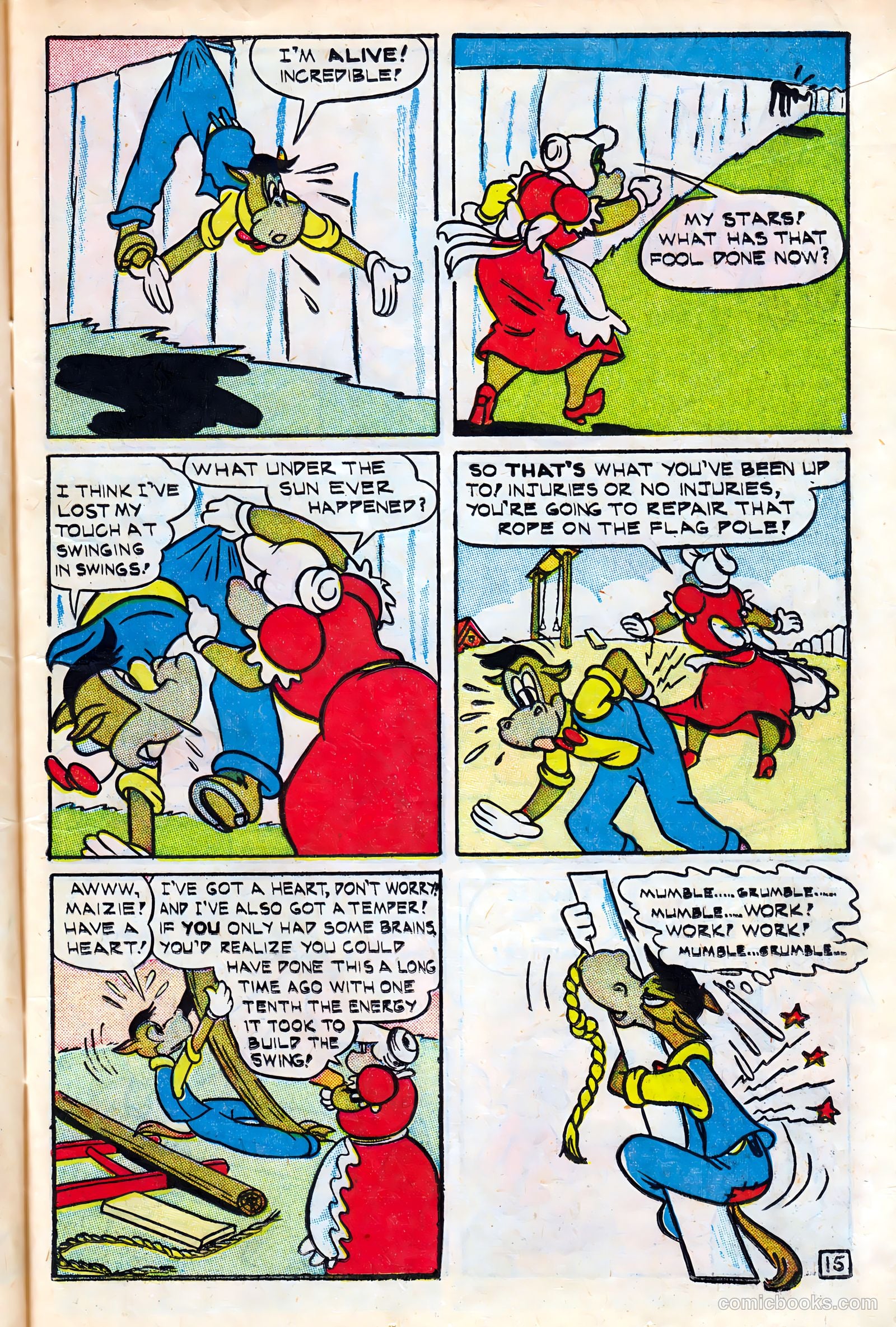 Monkeyshines Comics #10 (1946) — page 17 of 52