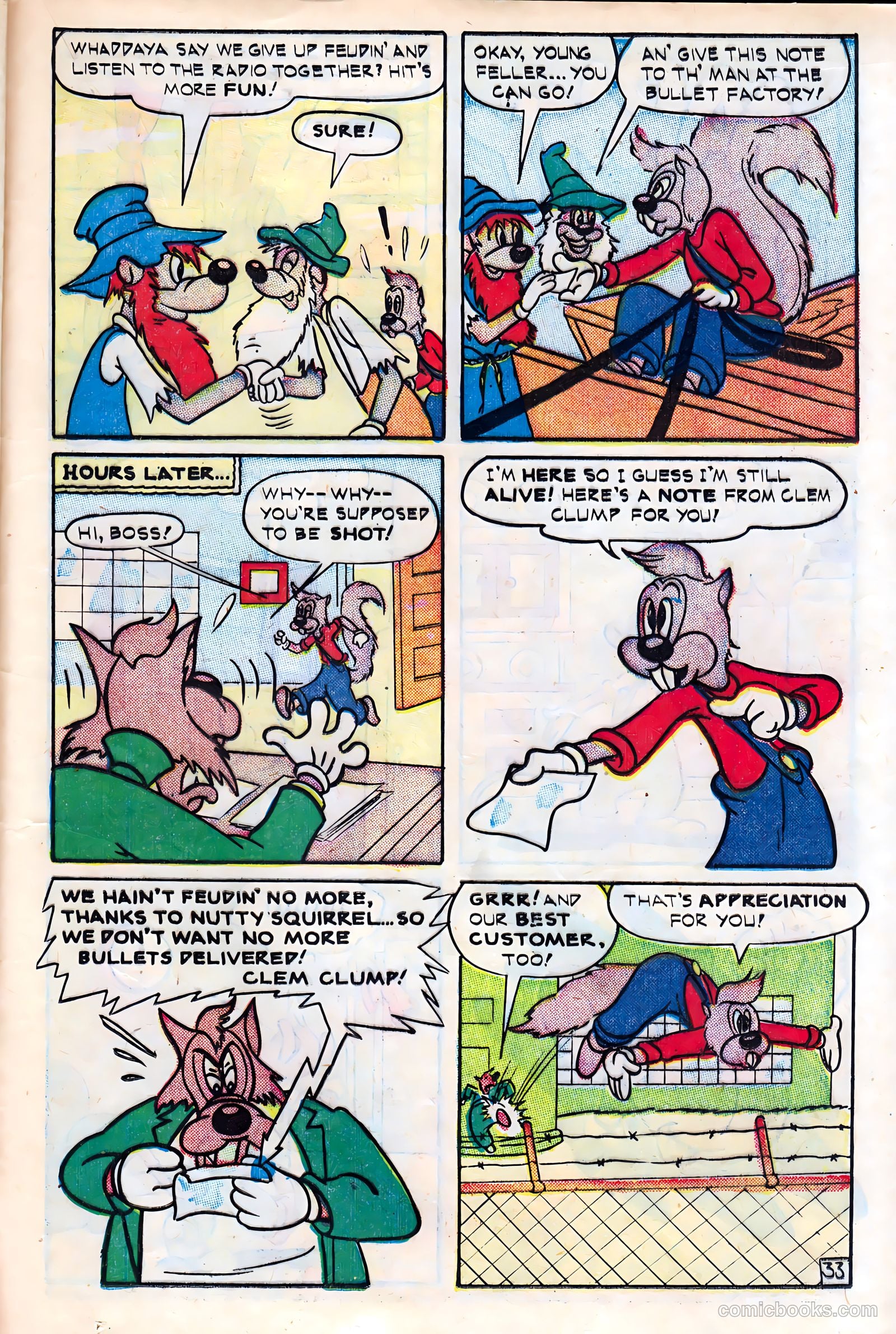Monkeyshines Comics #10 (1946) — page 35 of 52