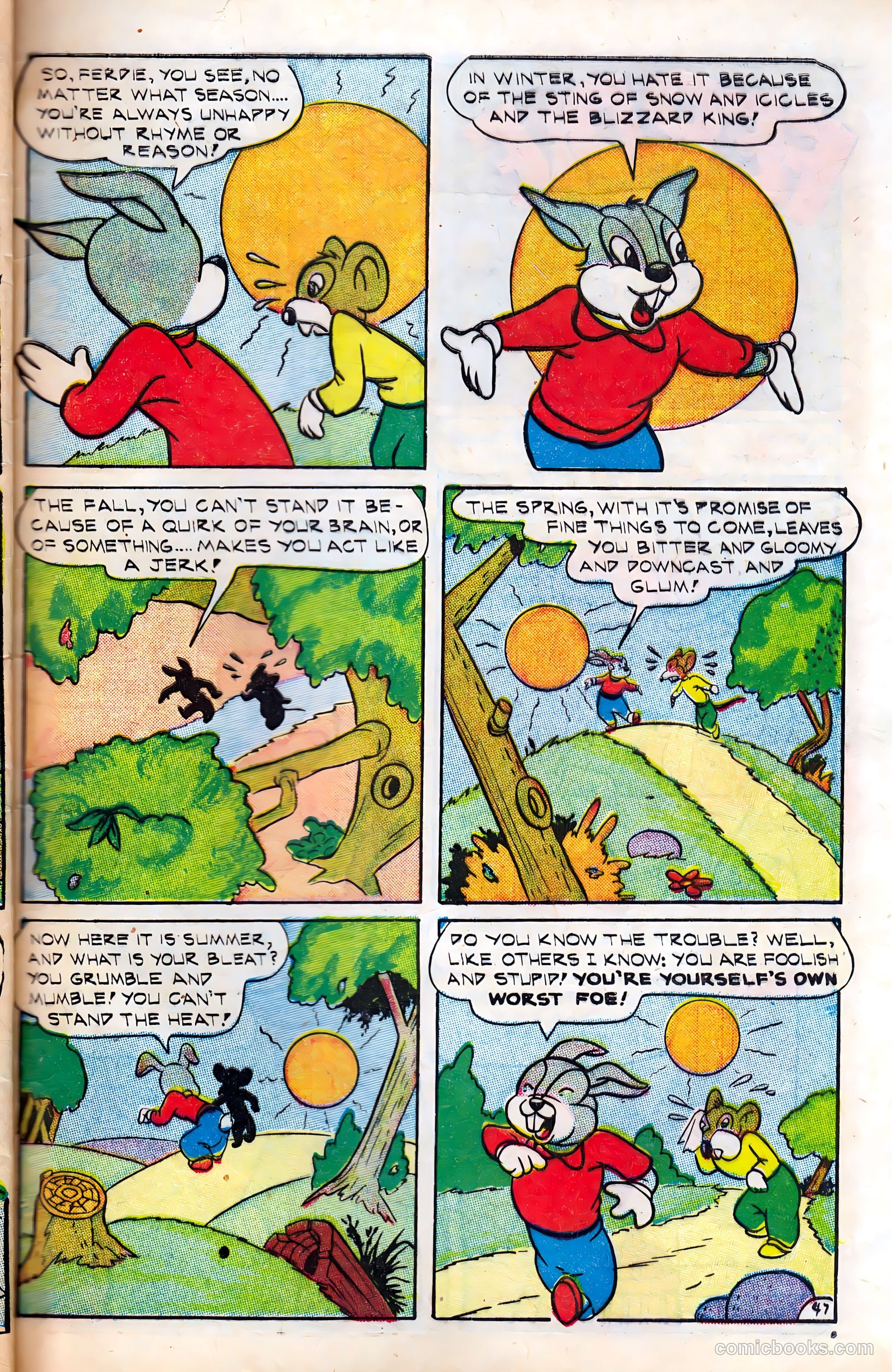 Monkeyshines Comics #10 (1946) — page 49 of 52