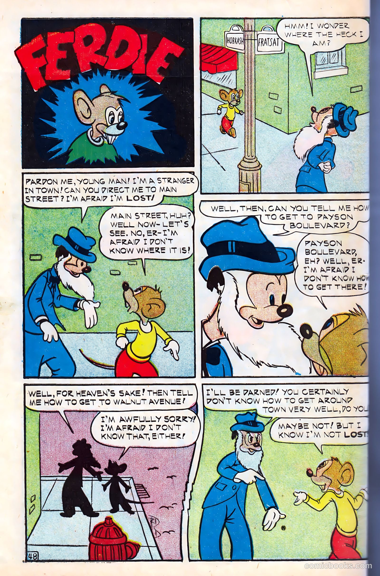 Monkeyshines Comics #10 (1946) — page 50 of 52